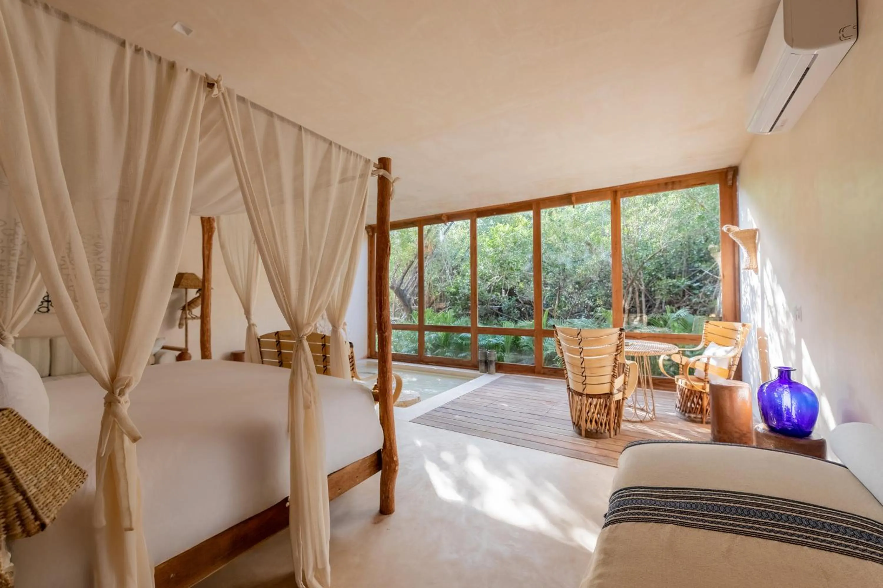 Bed in La Valise Tulum, Member of Small Luxury Hotels