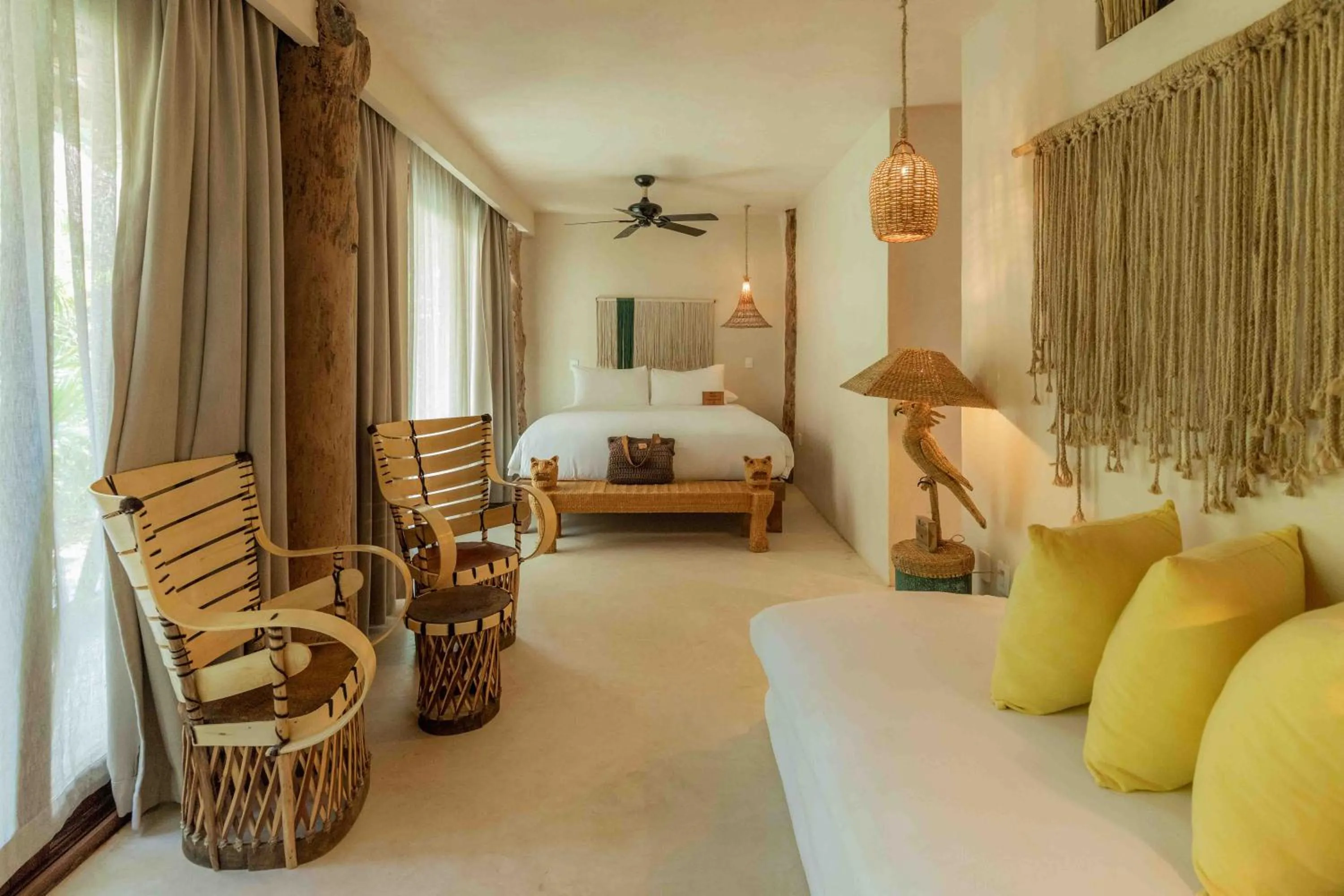 Bed in La Valise Tulum, Member of Small Luxury Hotels