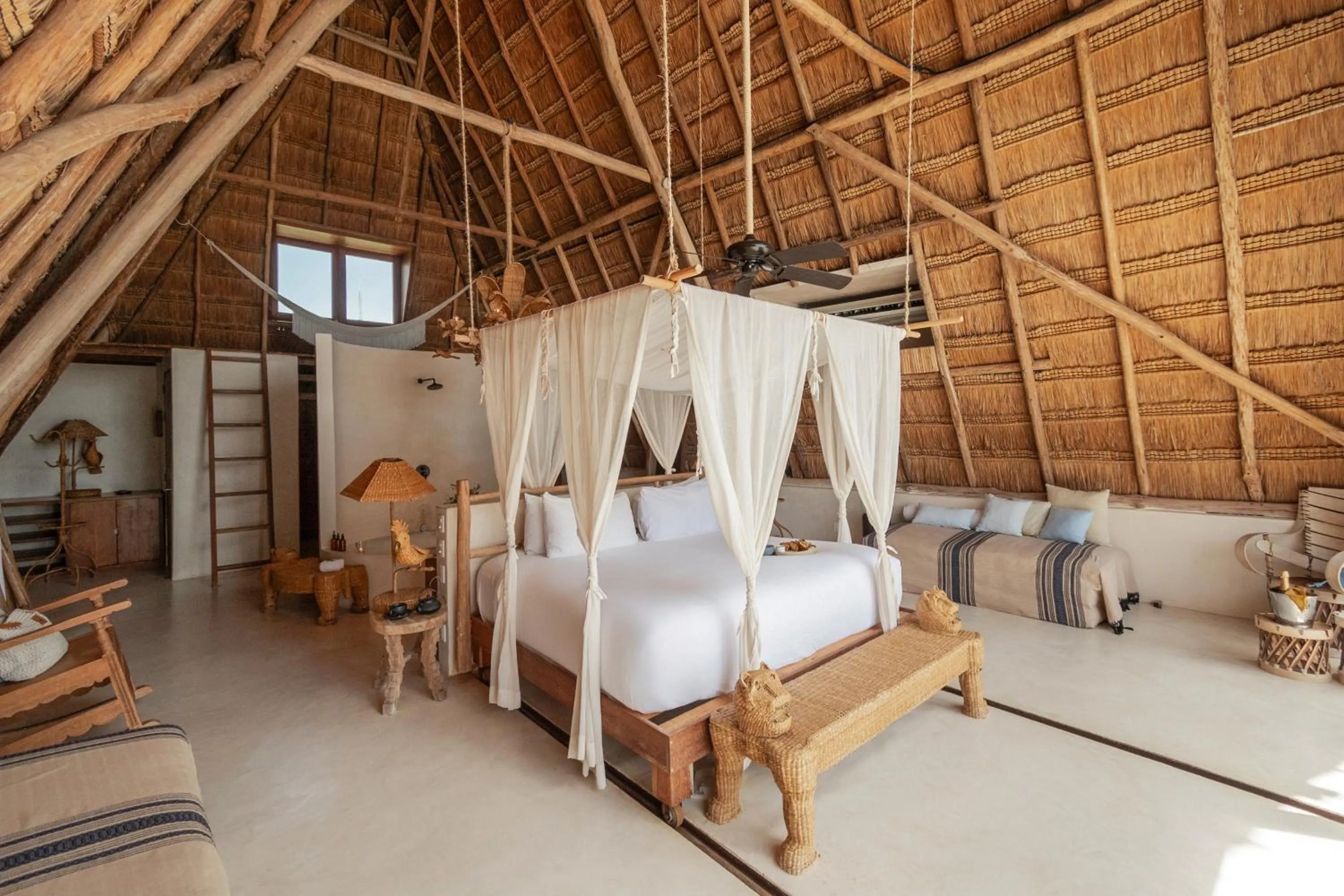 Bed in La Valise Tulum, Member of Small Luxury Hotels