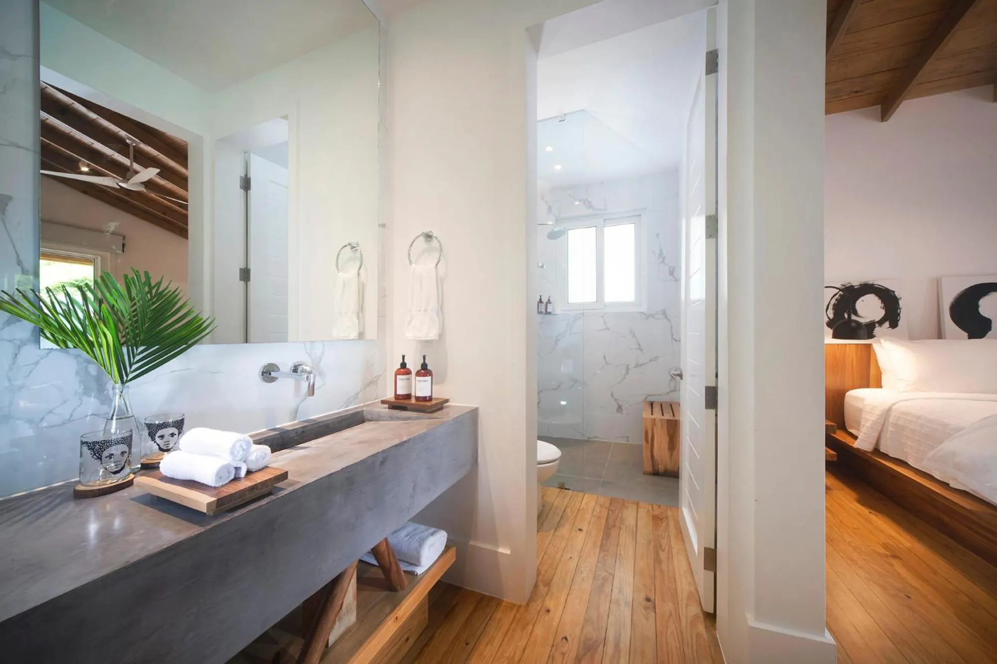 Bathroom, Bed in Ibagari Boutique Hotel