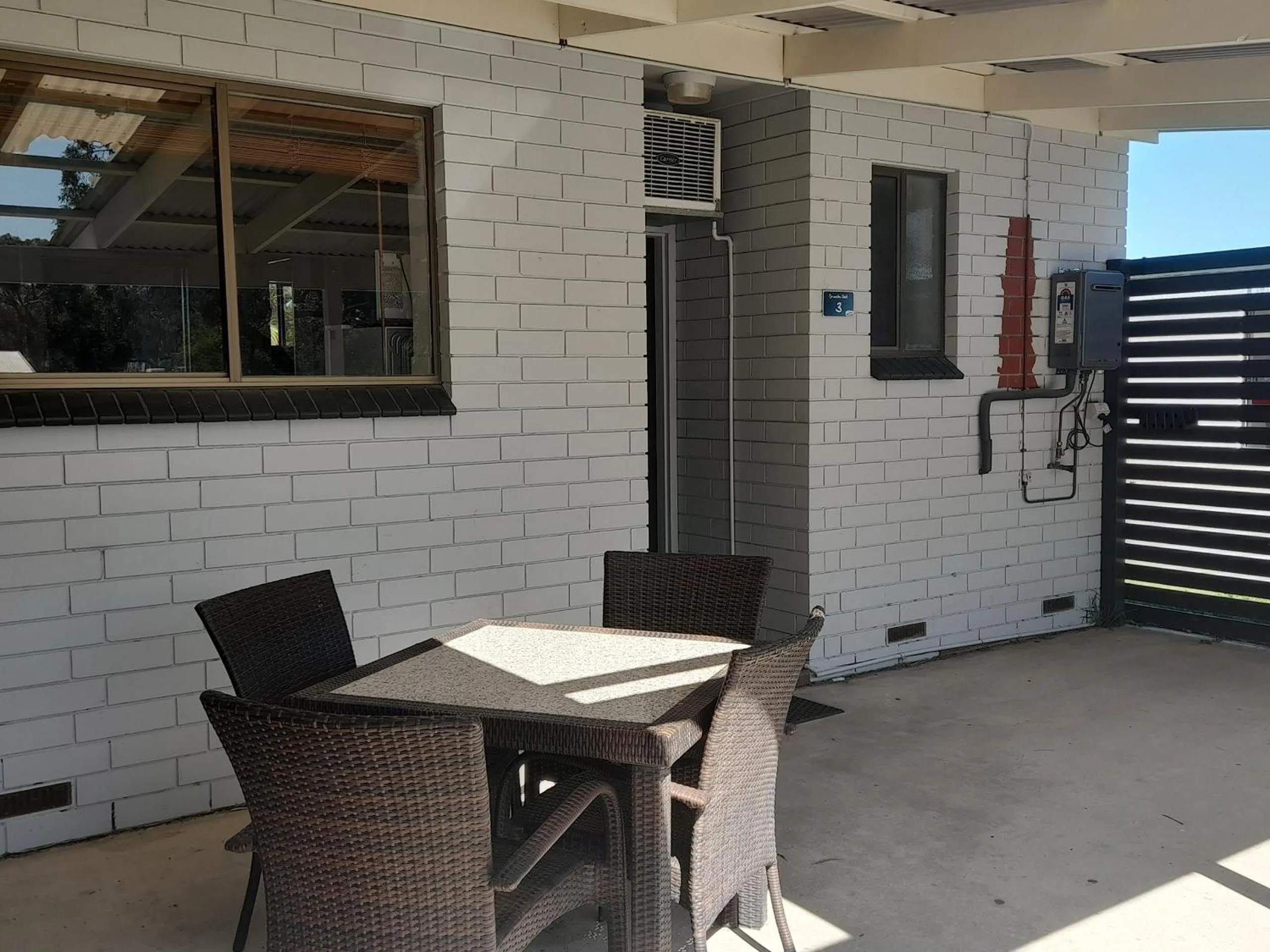 Patio in Victor Harbor Holiday Park