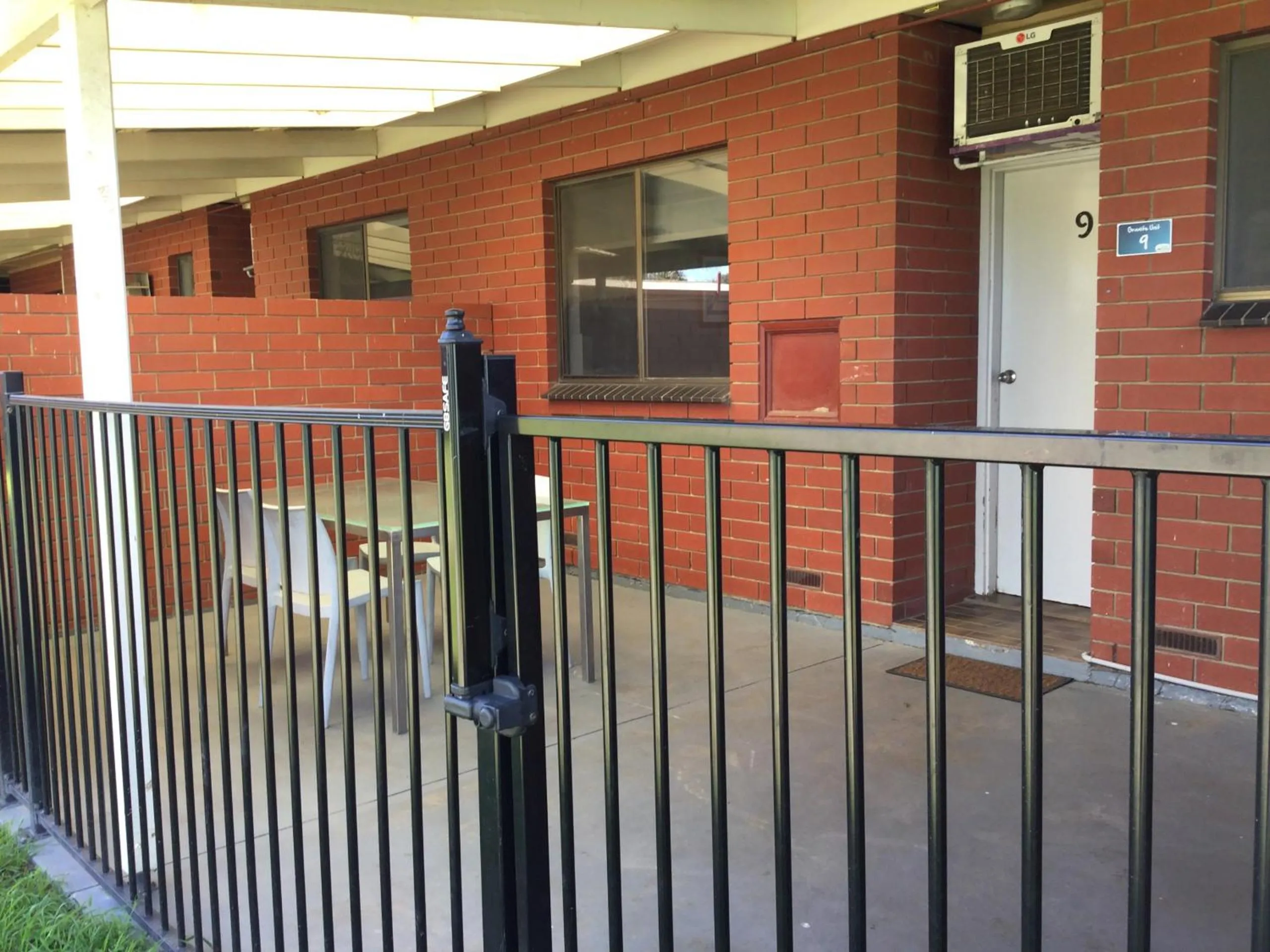 Patio in Victor Harbor Holiday Park