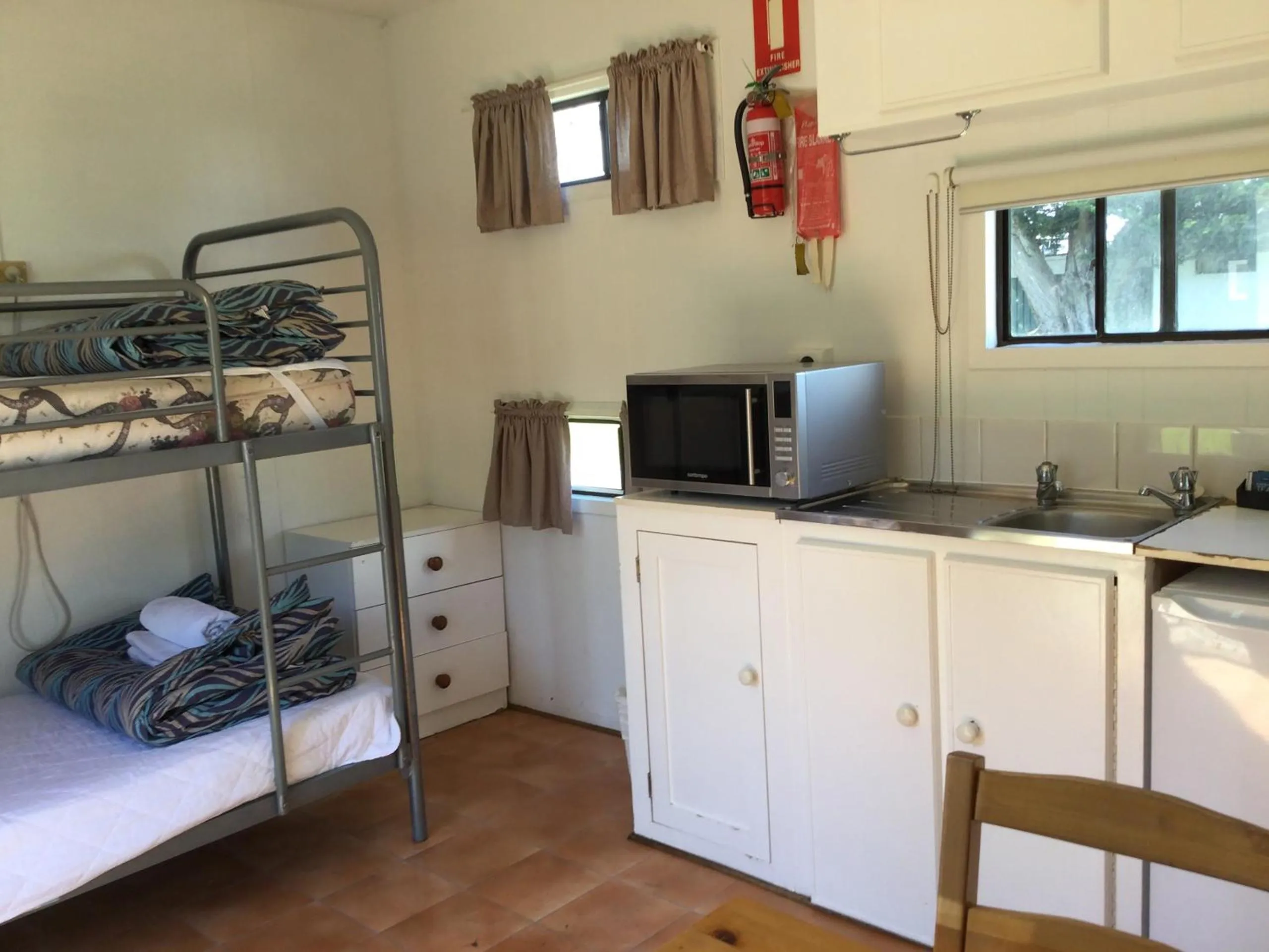 Bed in Victor Harbor Holiday Park