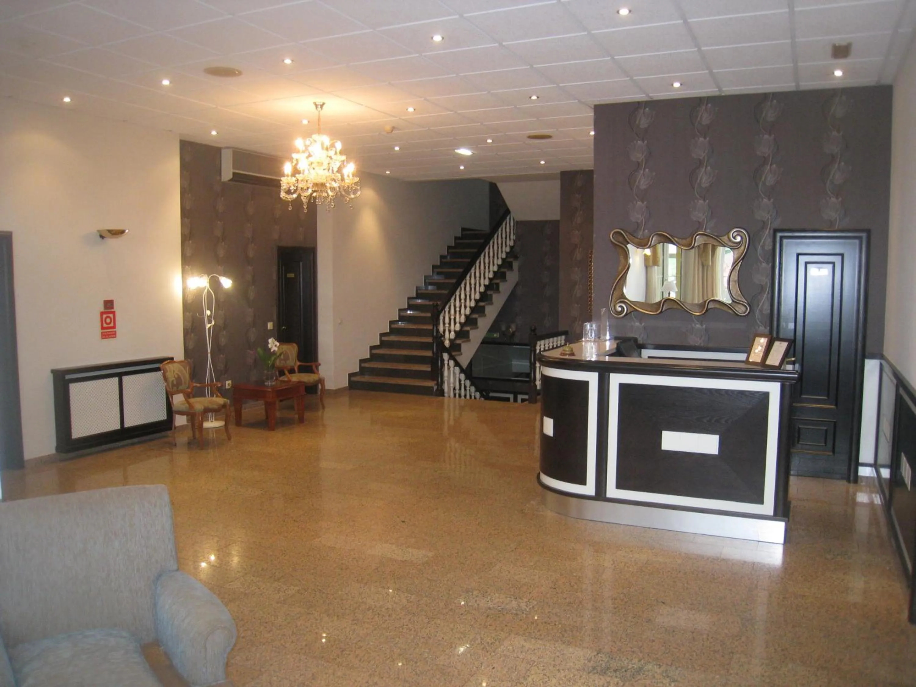 Lobby or reception in Hotel y Casona El Carmen