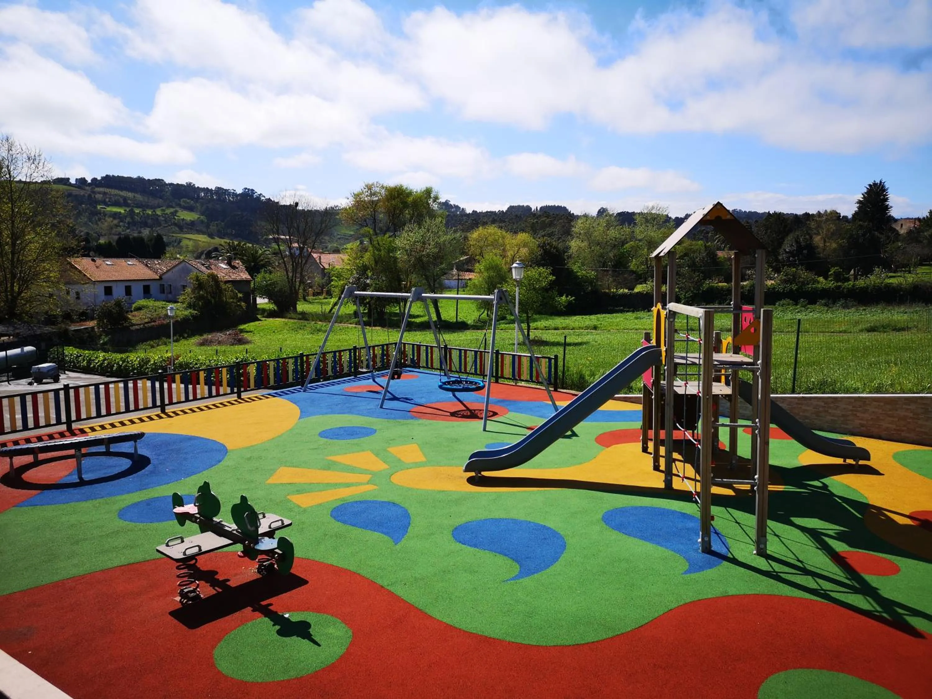 Children play ground in Hotel y Casona El Carmen