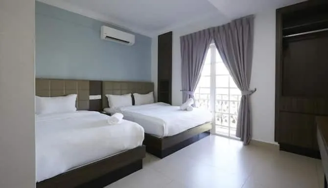Bed in Beryll Inn Cyberjaya Hotel