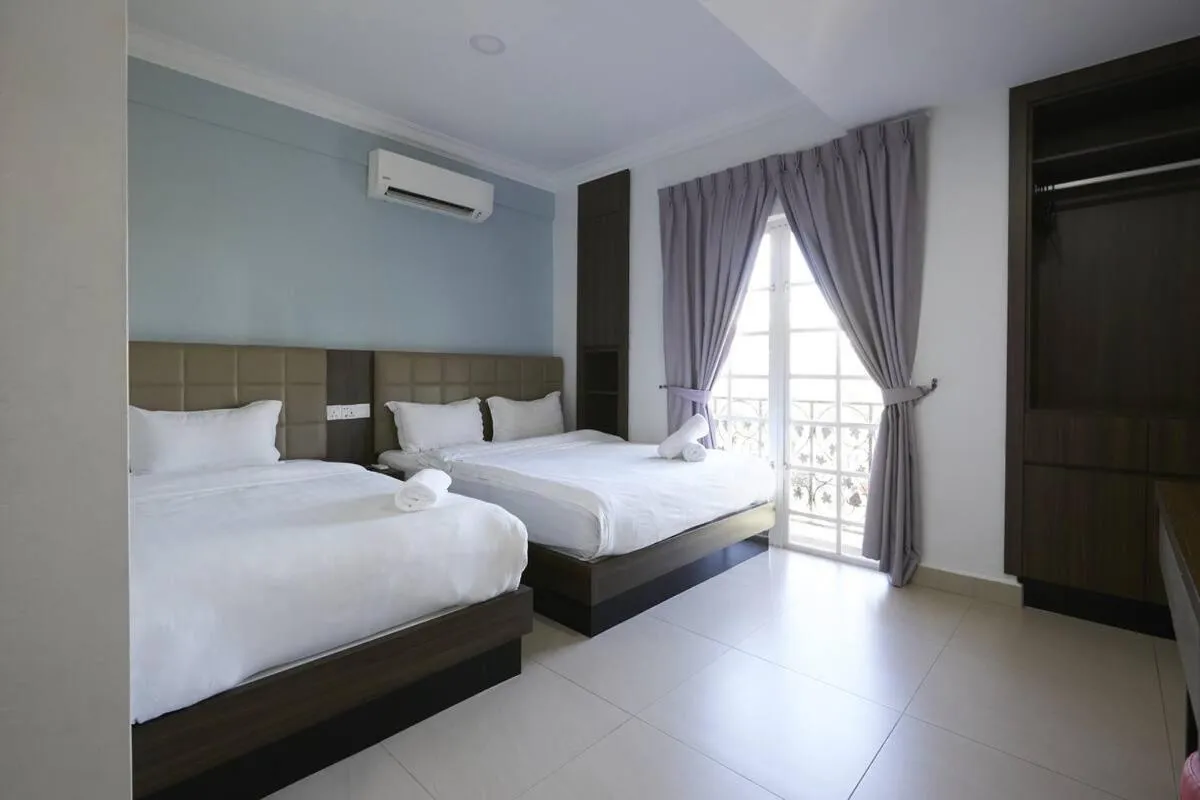 Bed in Beryll Inn Cyberjaya Hotel