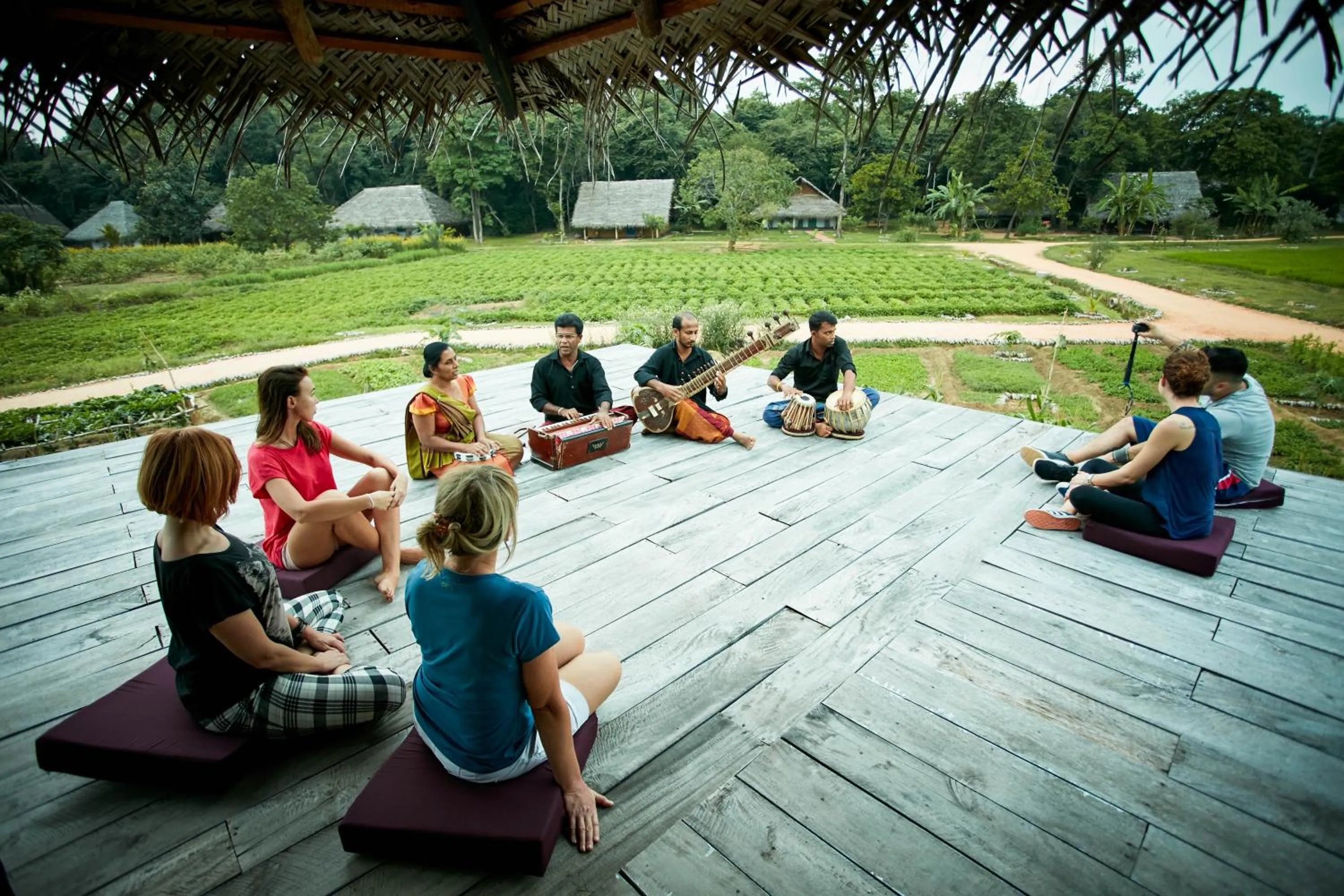 People in Amuna Ayurveda and Wellness Retreat