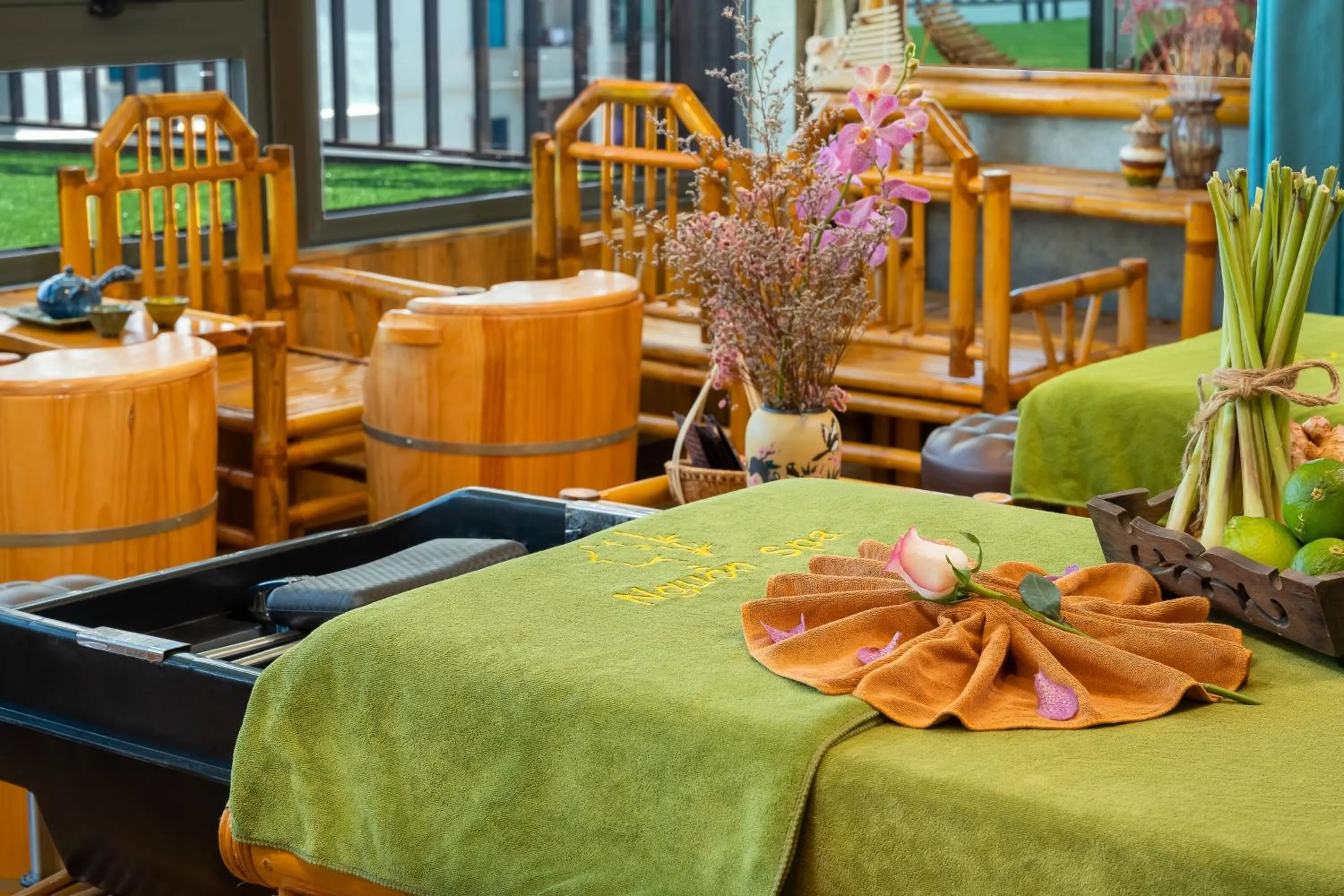 Spa and wellness centre/facilities in Halina Hotel and Apartment