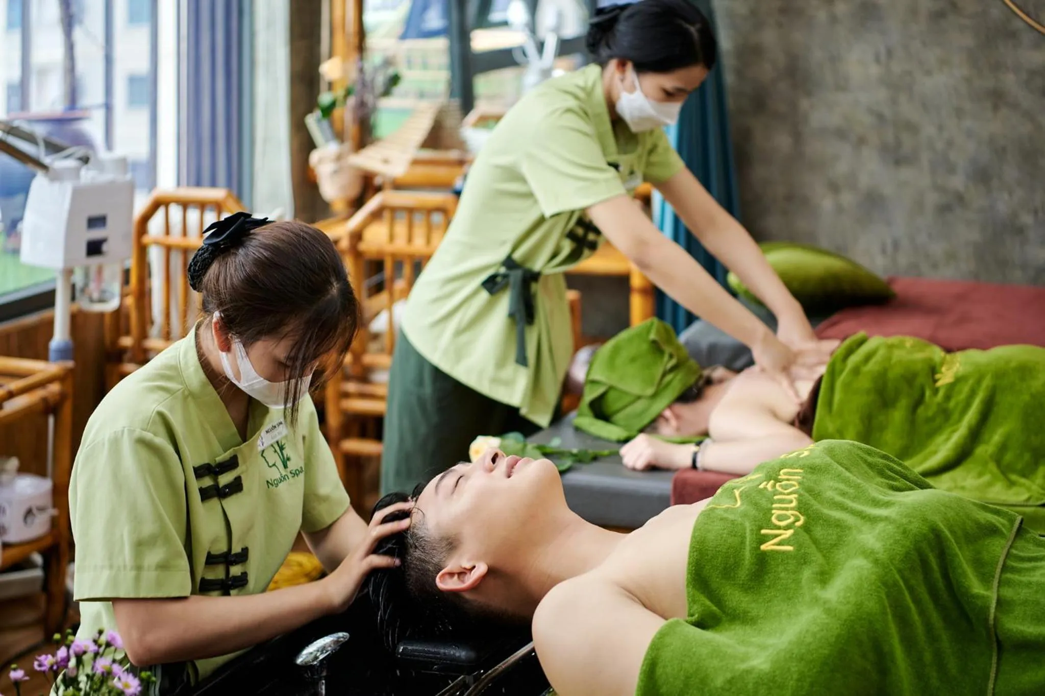 Spa and wellness centre/facilities in Halina Hotel and Apartment