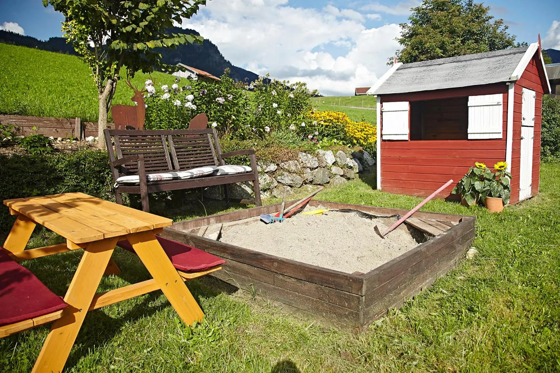 Children play ground in FEWO Schwandenhof