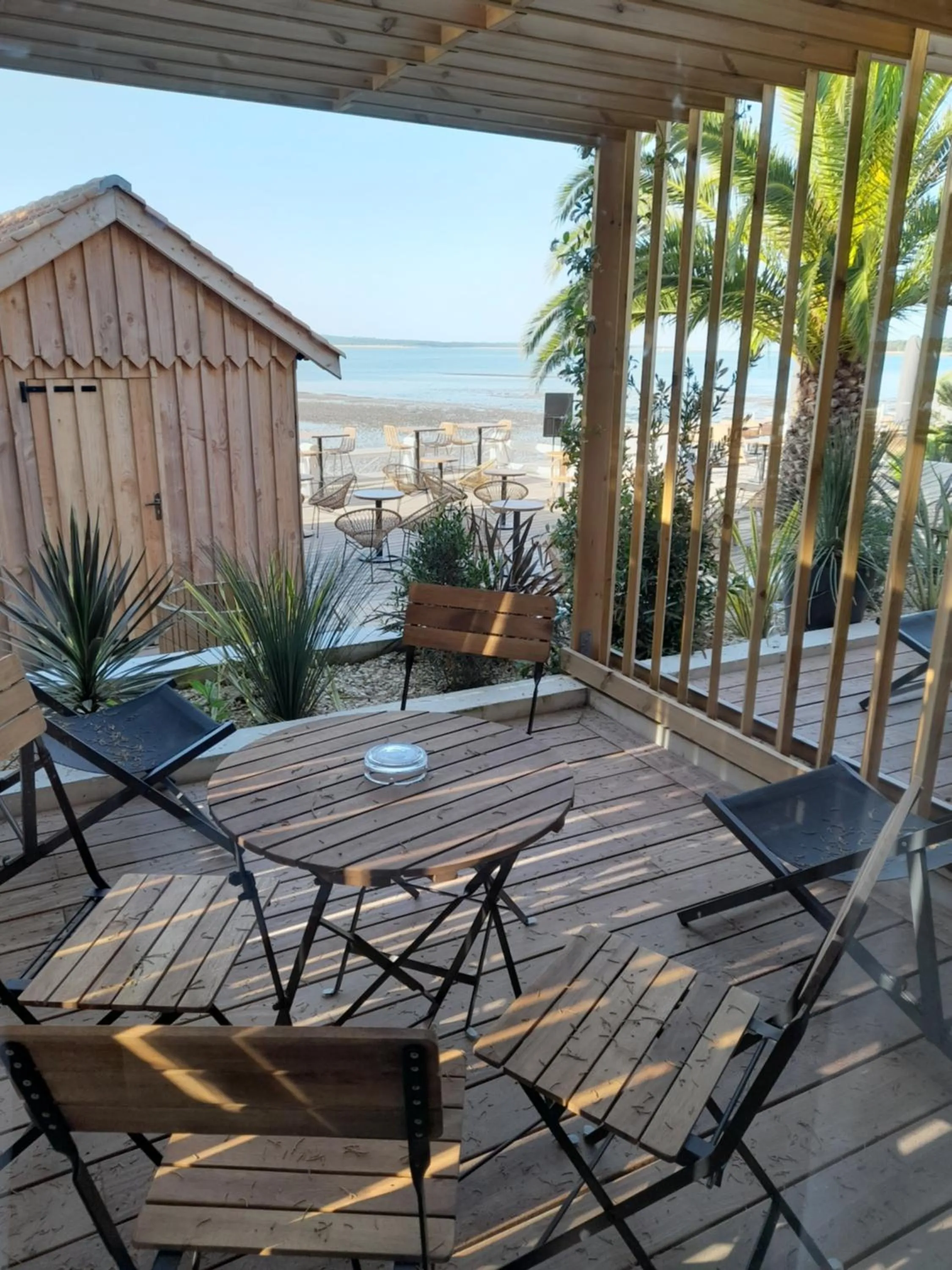 Patio in Hôtel L'Albatros