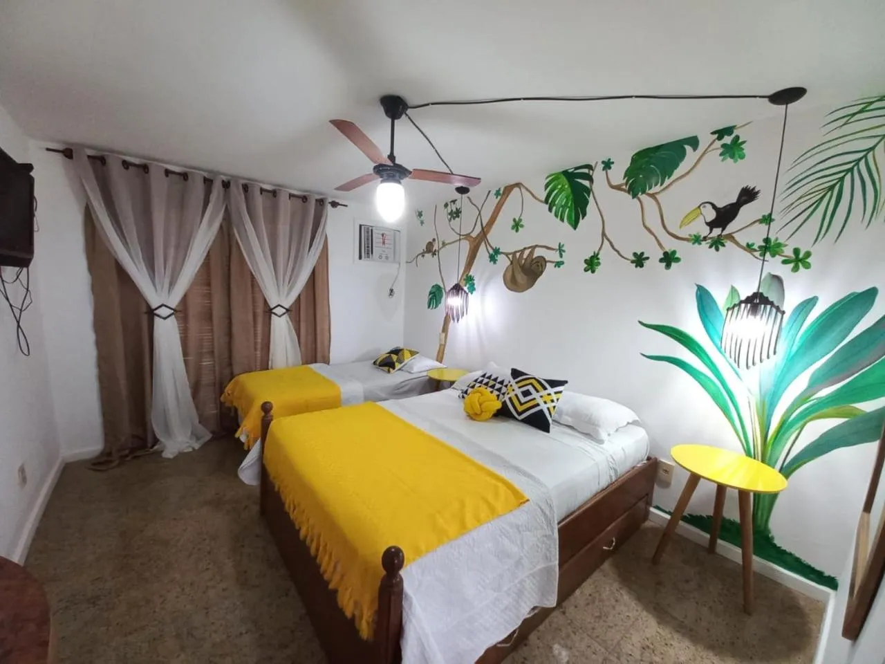 Bed in Pousada Costa Del Sol