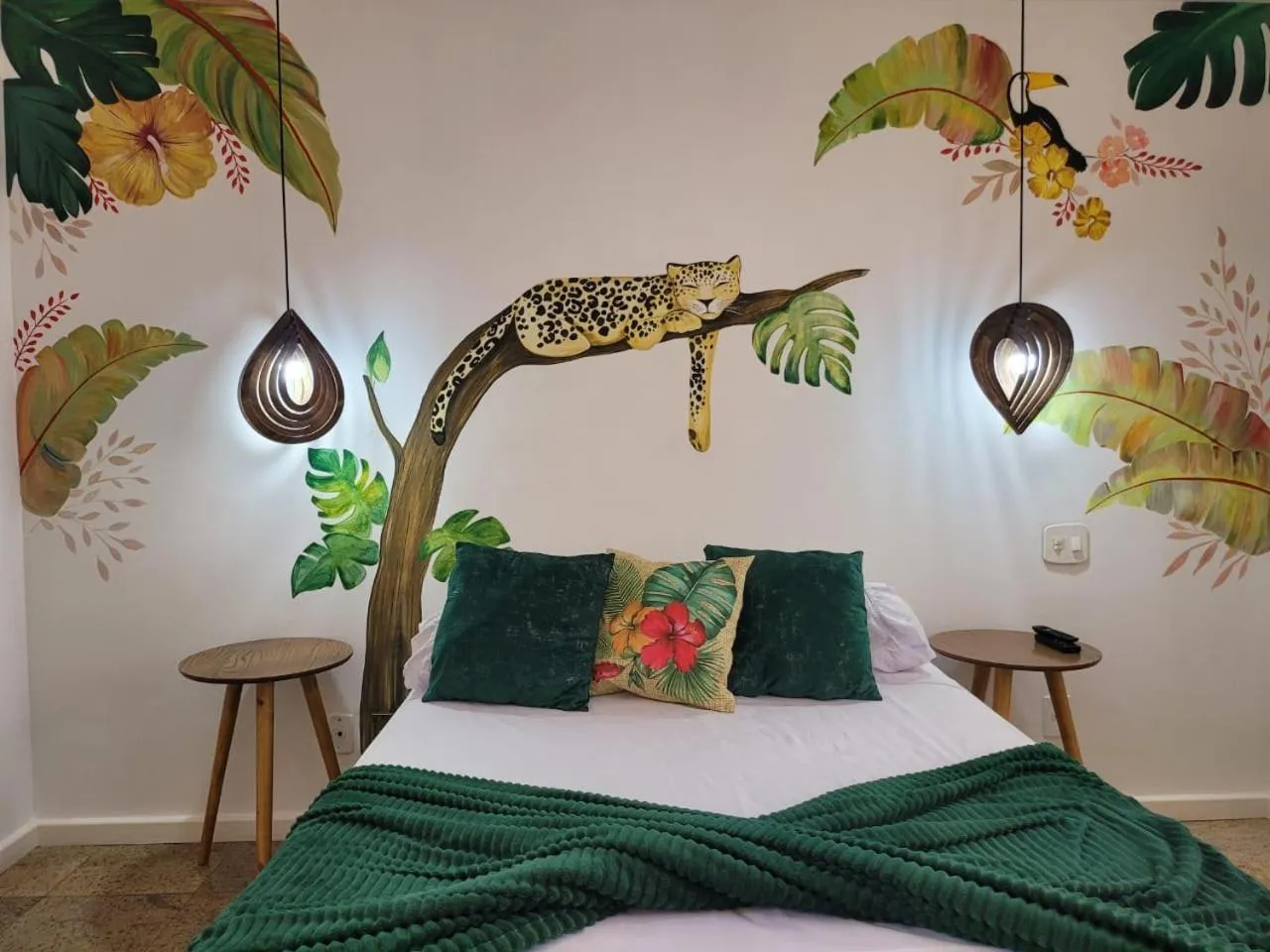 Bed in Pousada Costa Del Sol