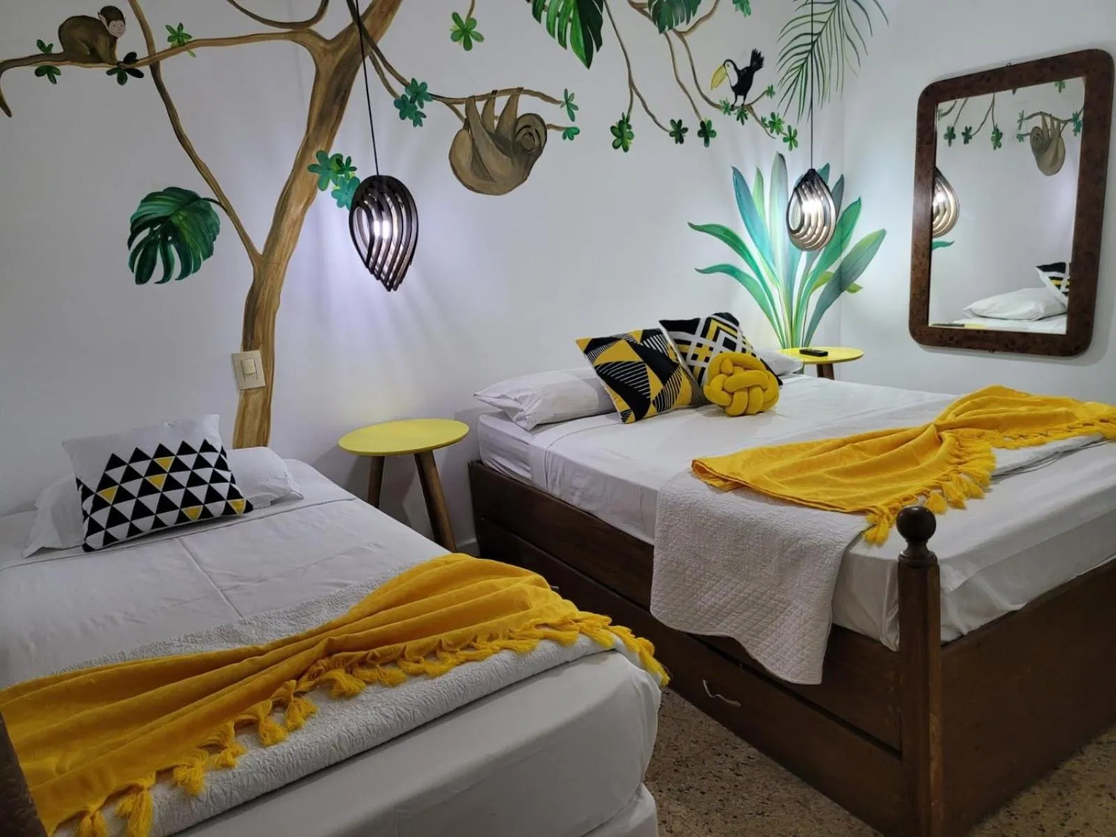 Bed in Pousada Costa Del Sol