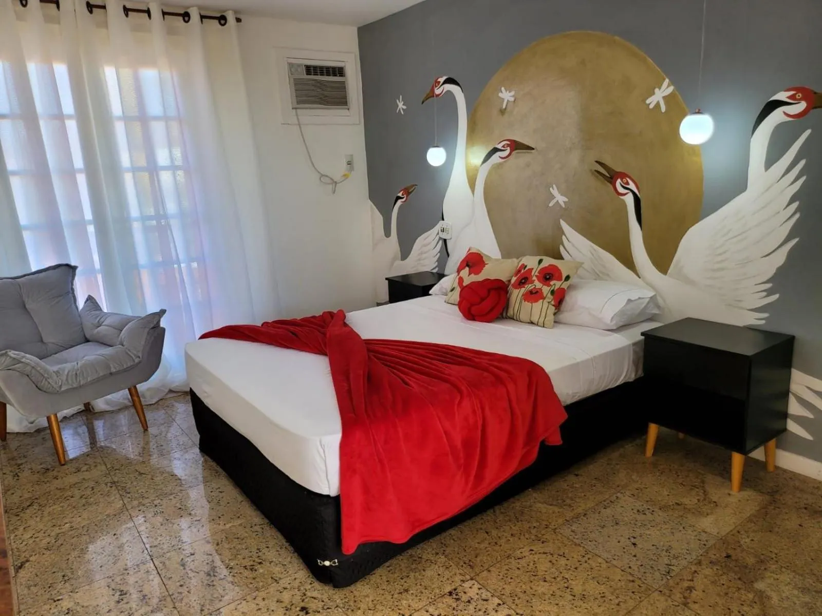 Bed in Pousada Costa Del Sol