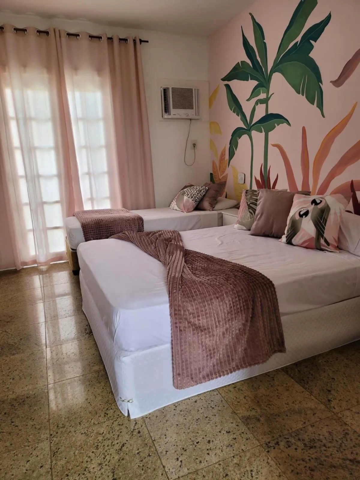 Bed in Pousada Costa Del Sol