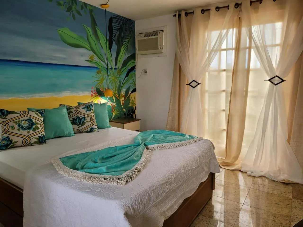 Bed in Pousada Costa Del Sol