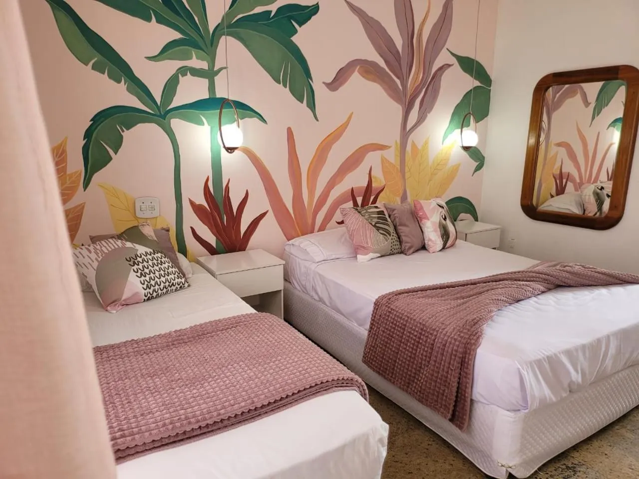 Bed in Pousada Costa Del Sol