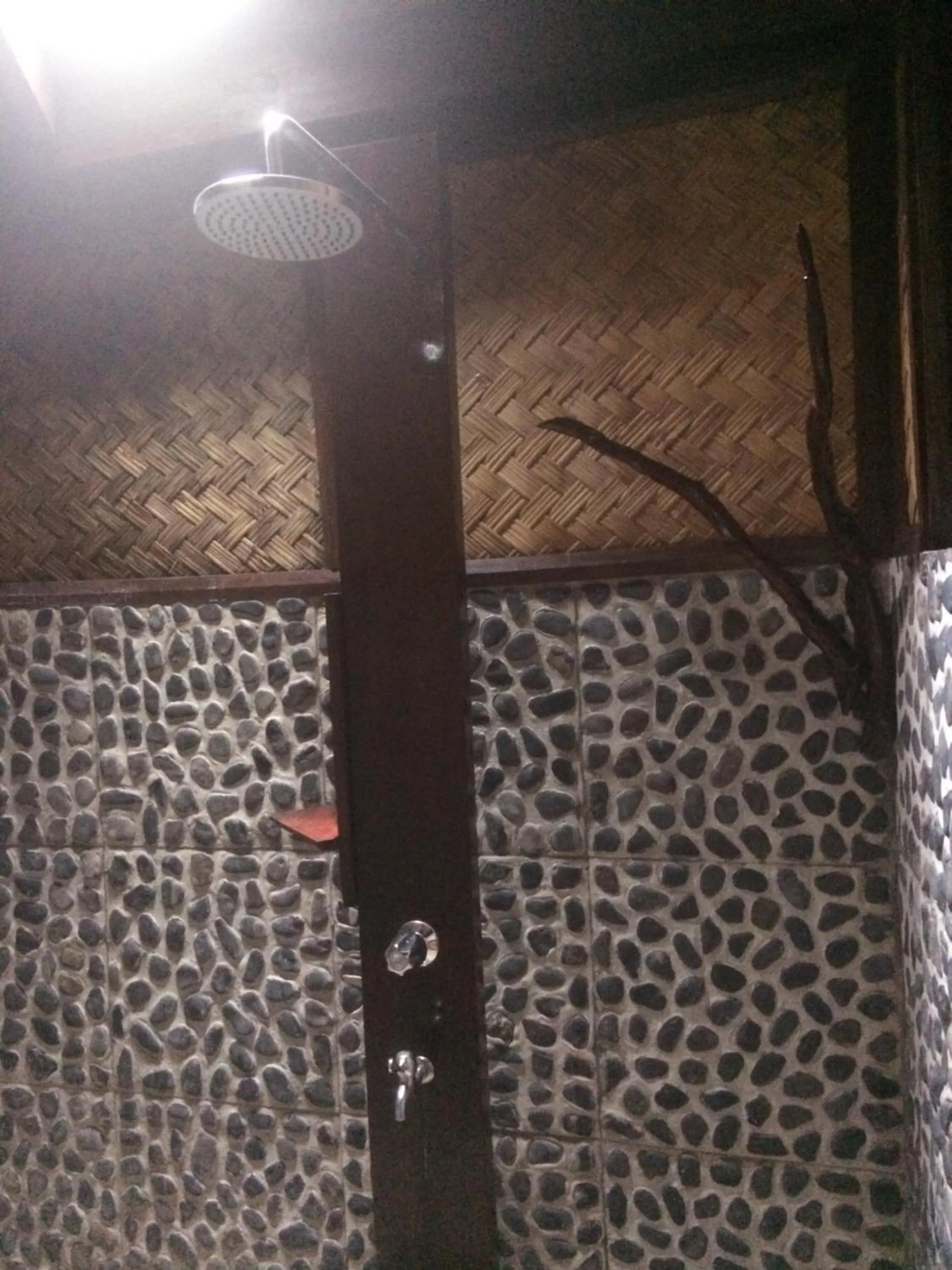 Shower in Le Cou de Tou Village Resort