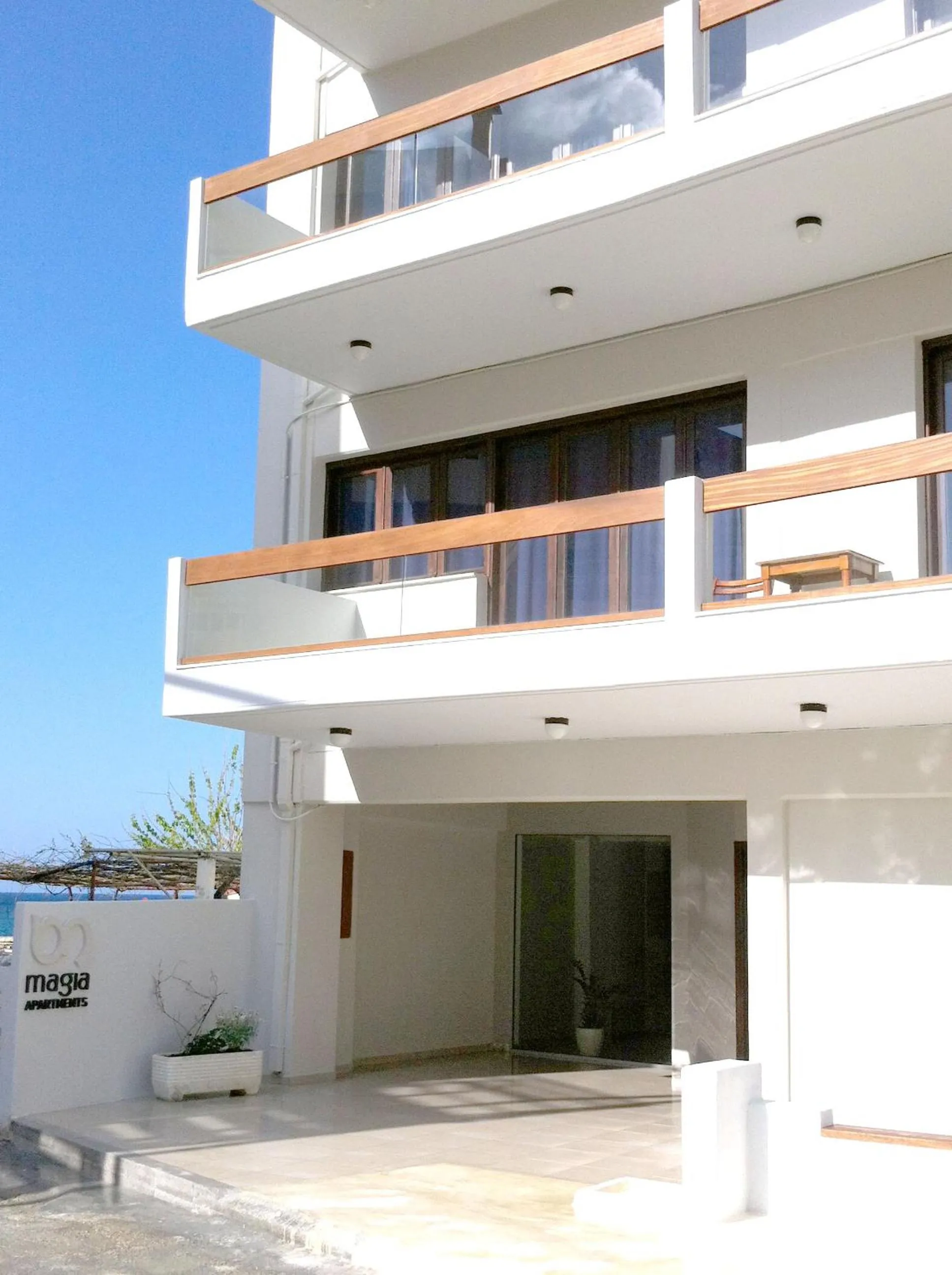 Facade/entrance in Magia Apartments