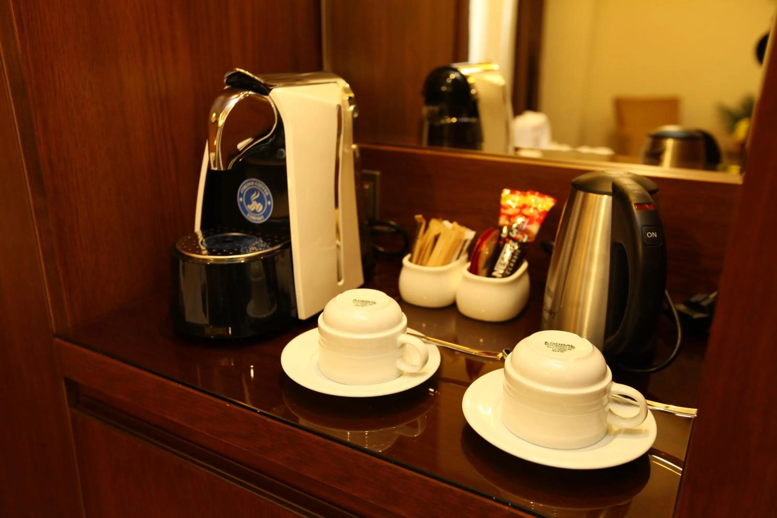 Coffee/tea facilities in Hyksos Hotel