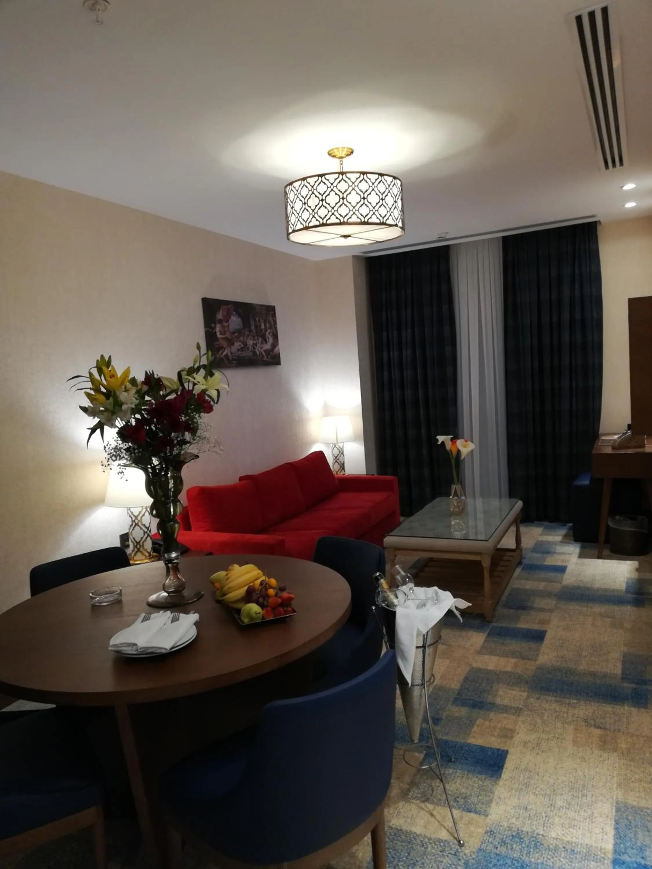 Living room, Bed in Hyksos Hotel