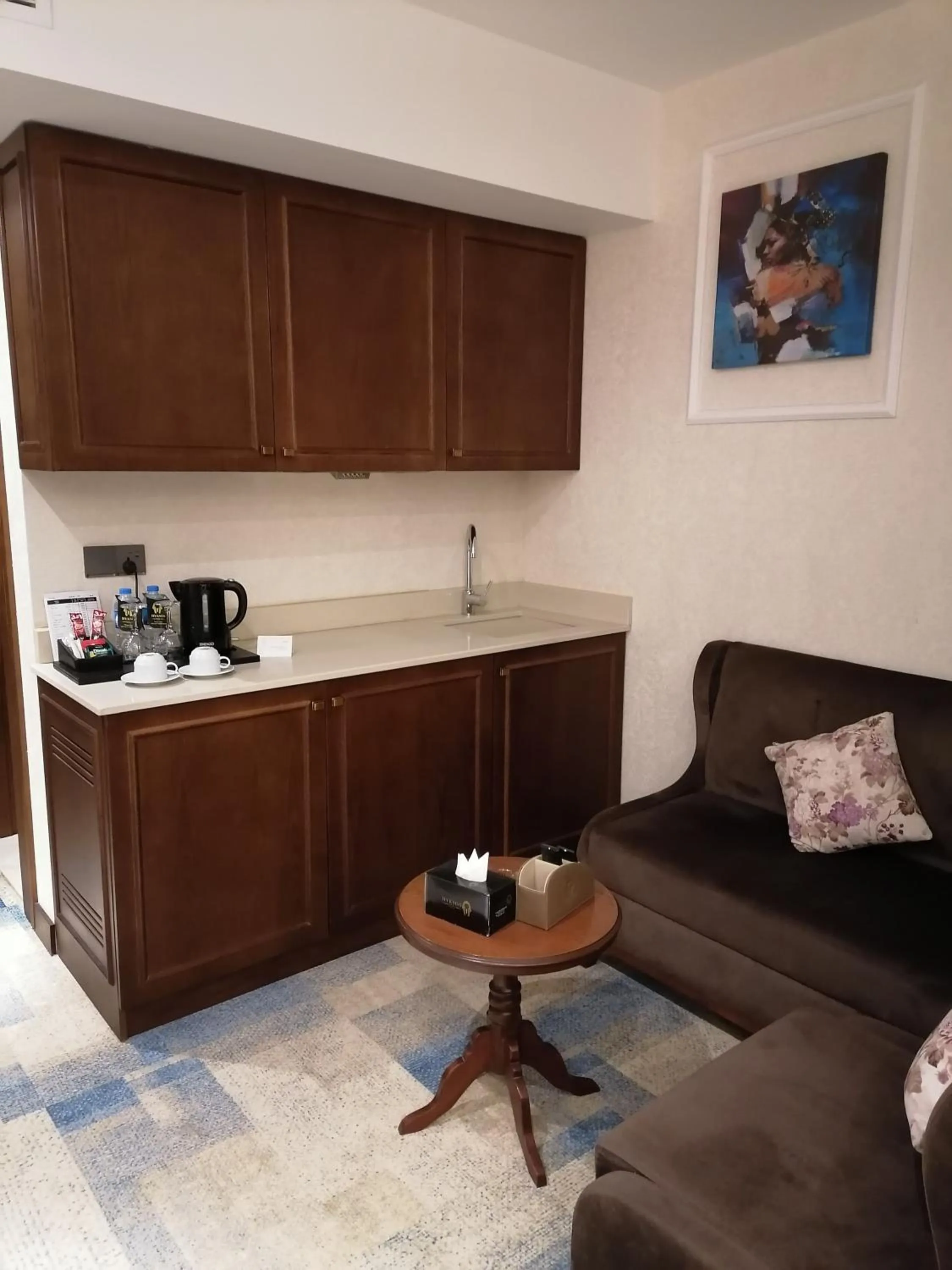 Kitchen or kitchenette in Hyksos Hotel