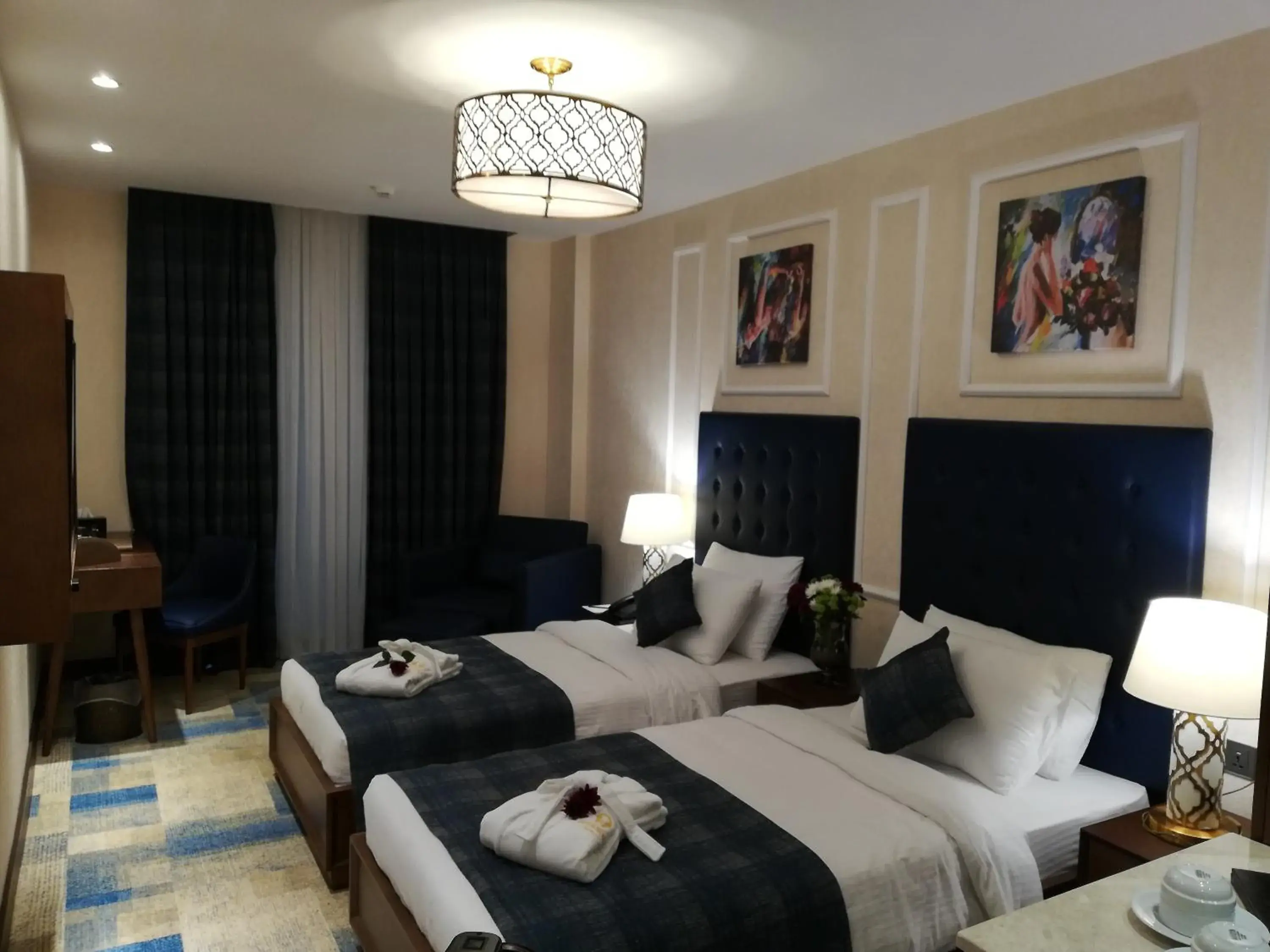 Twin Room with Balcony - single occupancy in Hyksos Hotel Twin Room with Balcony - single occupancy in Hyksos Hotel