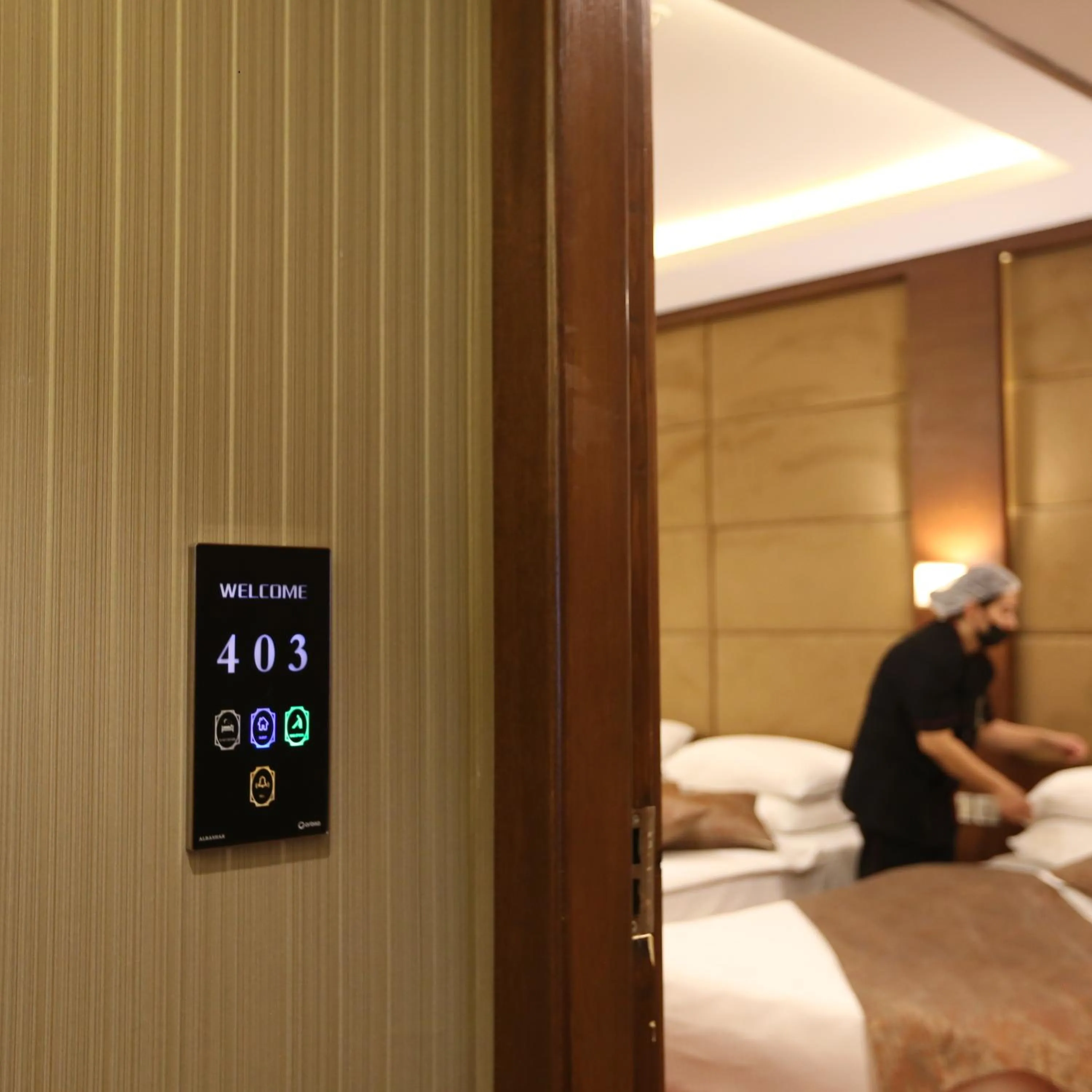 Staff, Bed in Hyksos Hotel