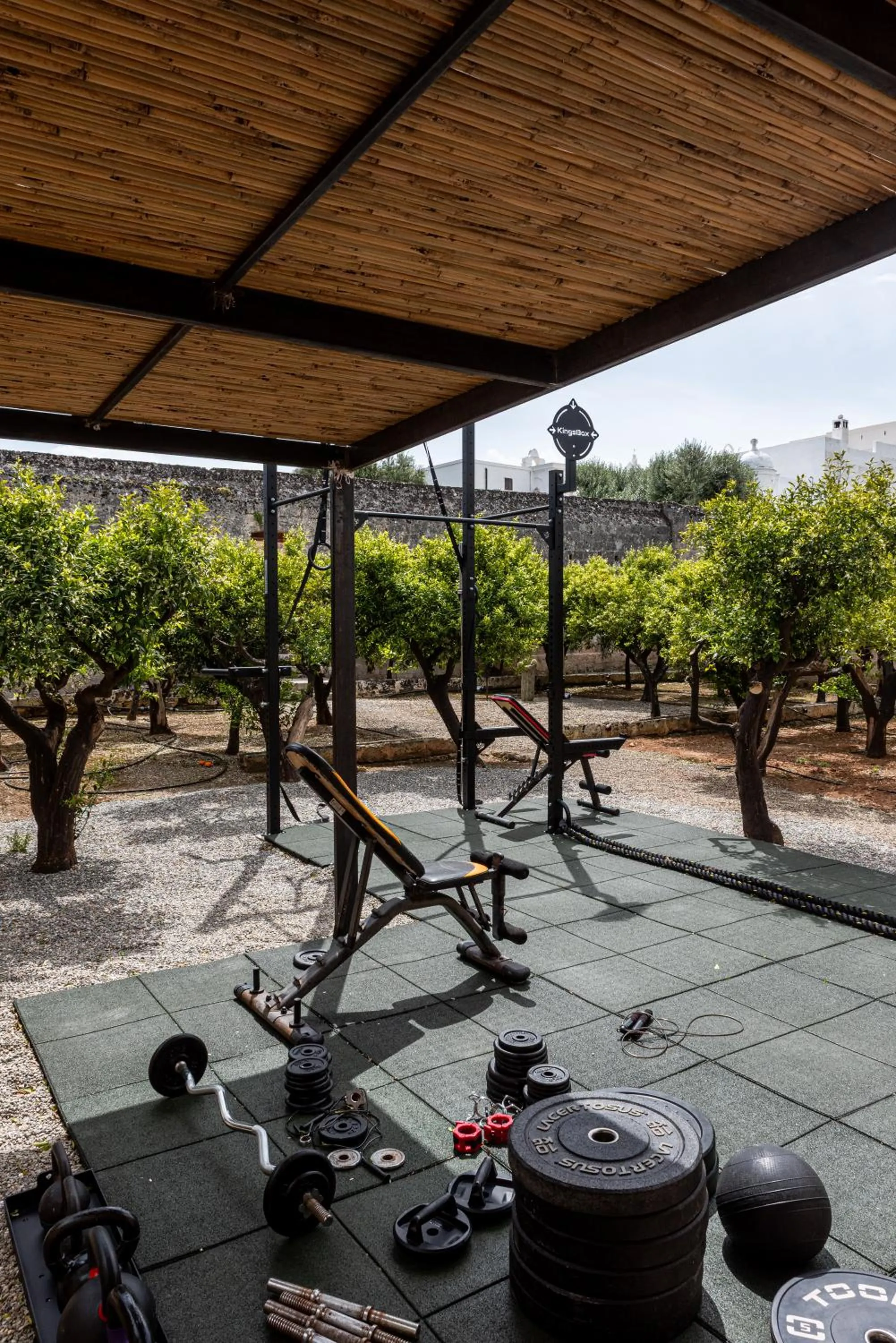 Fitness centre/facilities in Masseria Borgo San Marco
