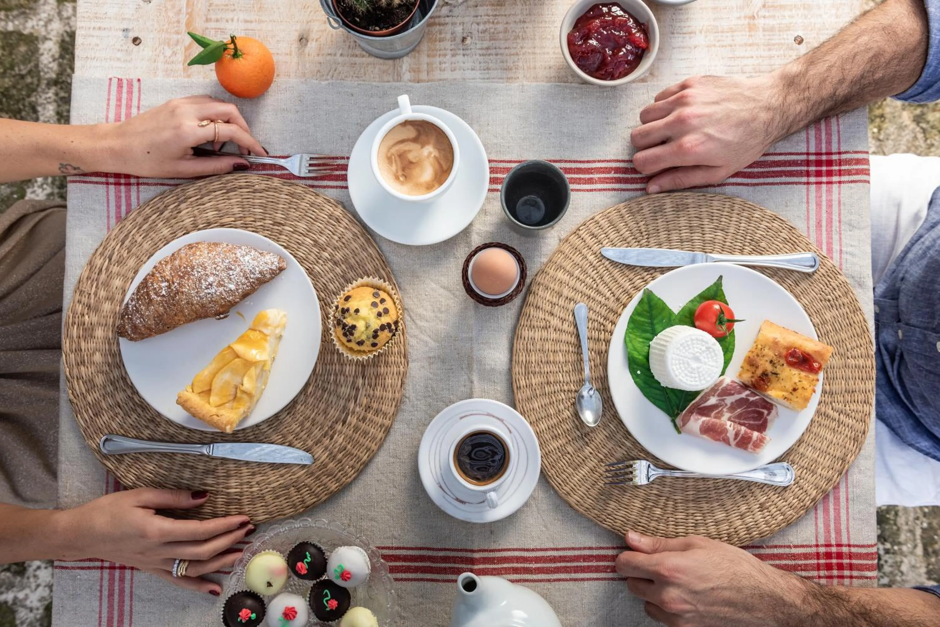 Food close-up in Masseria Borgo San Marco