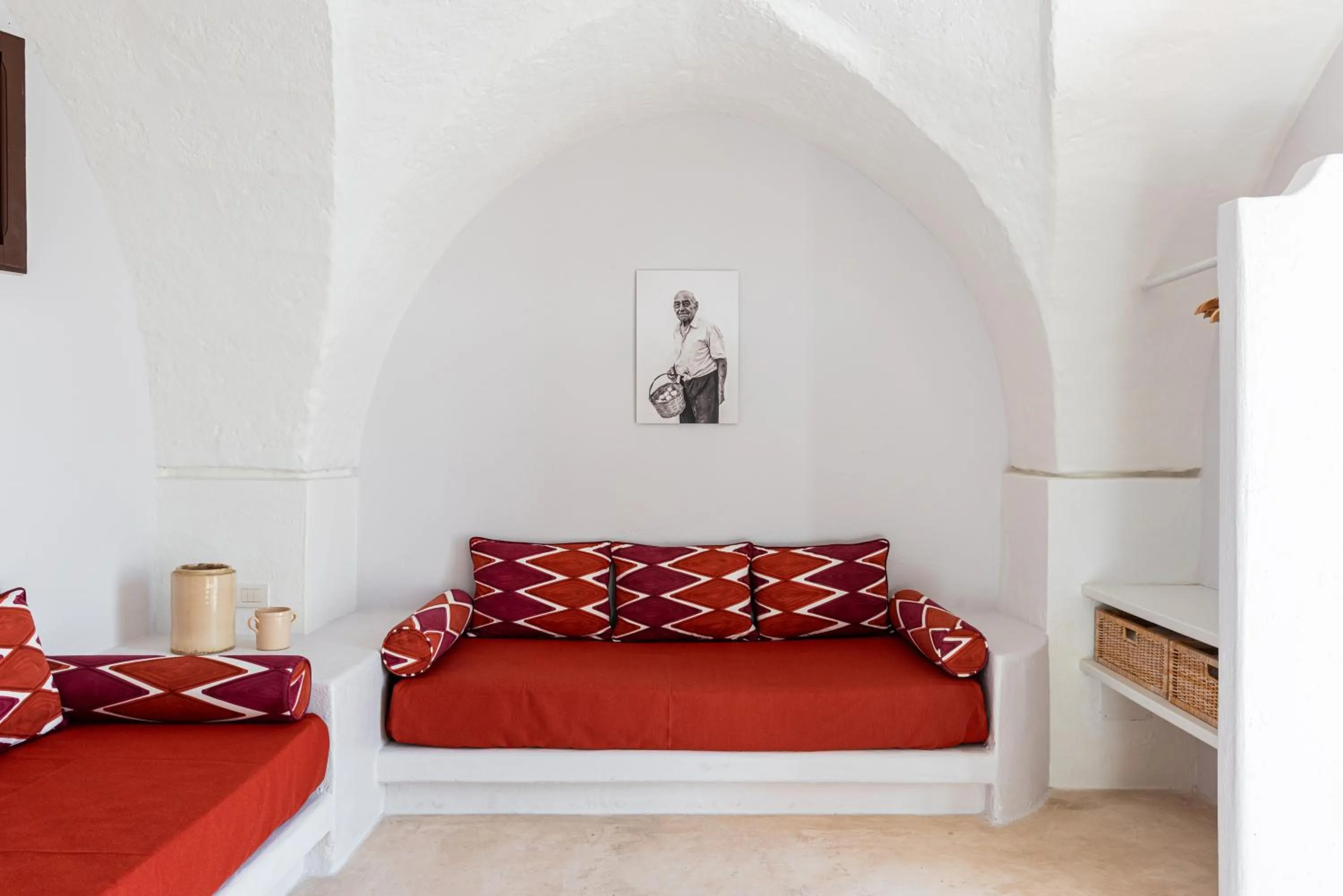 Living room in Masseria Borgo San Marco