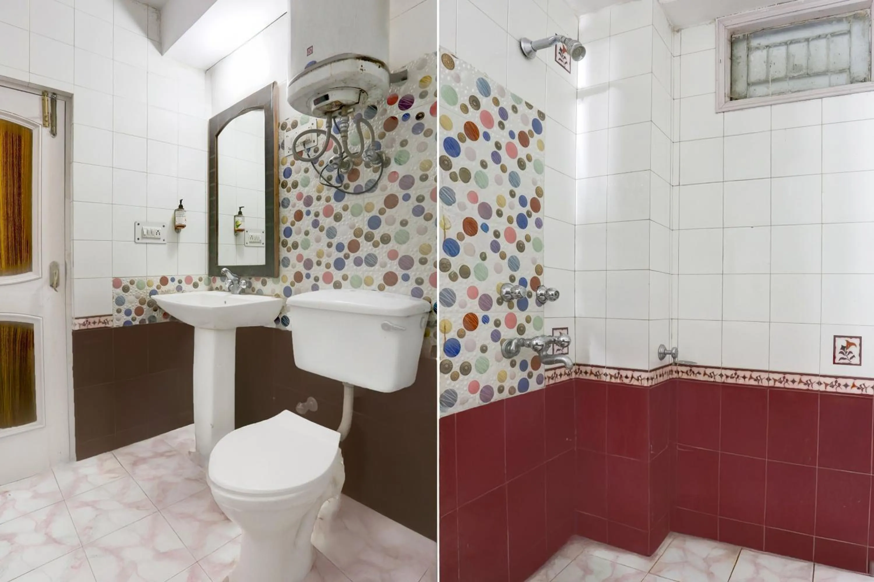 Bathroom in Super Collection O Mall Road Formerly Hotel Shubham