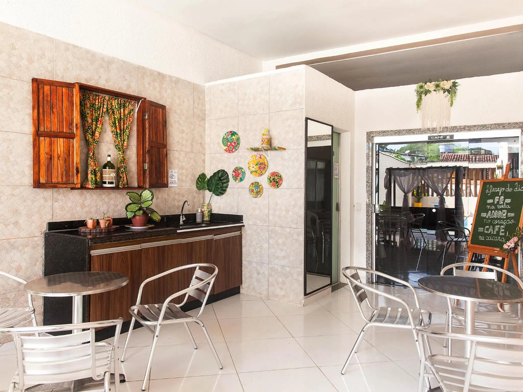 Dining area in Pousada Recanto do Mucugê