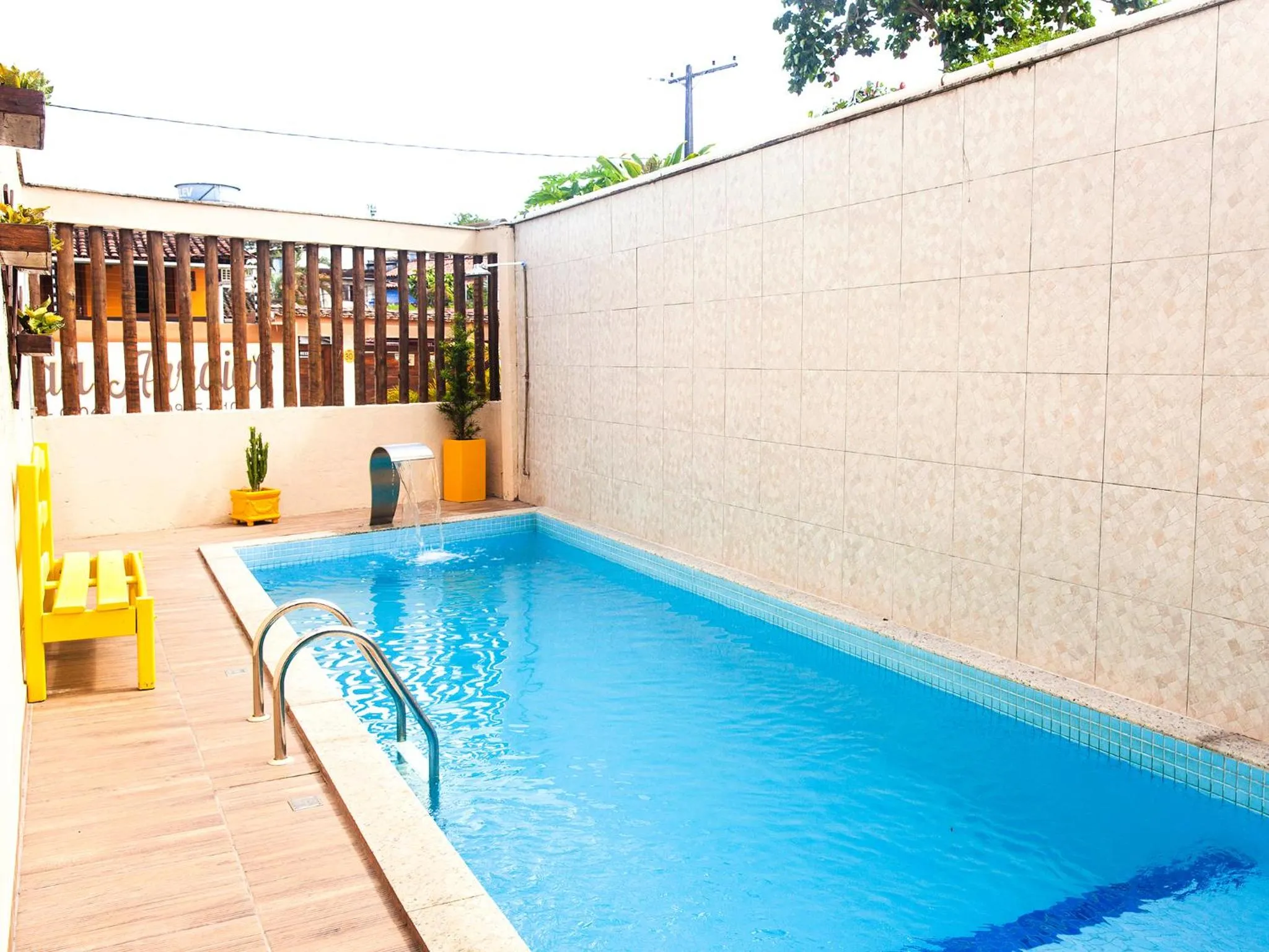 Swimming pool in Pousada Recanto do Mucugê