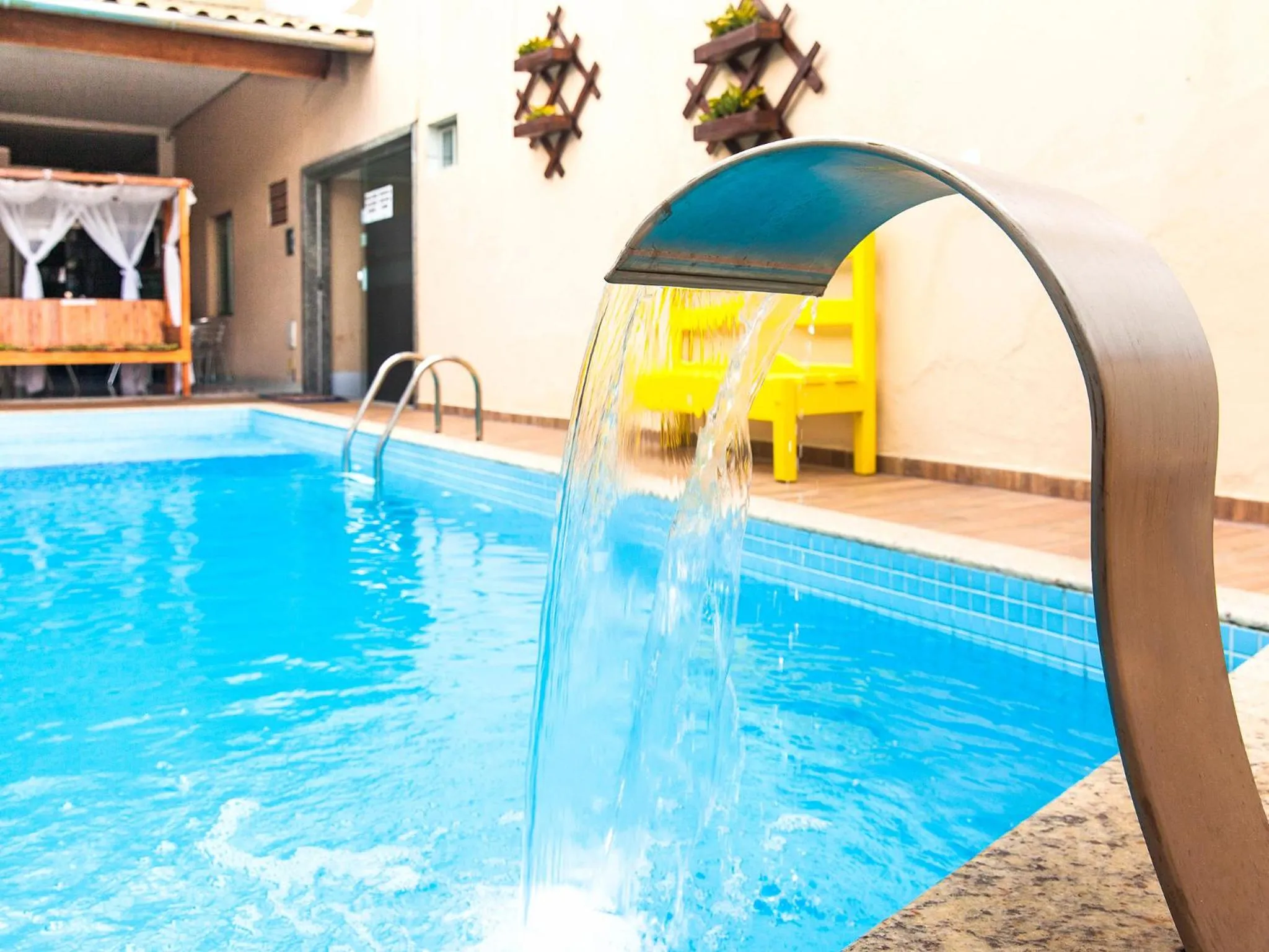 Swimming pool in Pousada Recanto do Mucugê