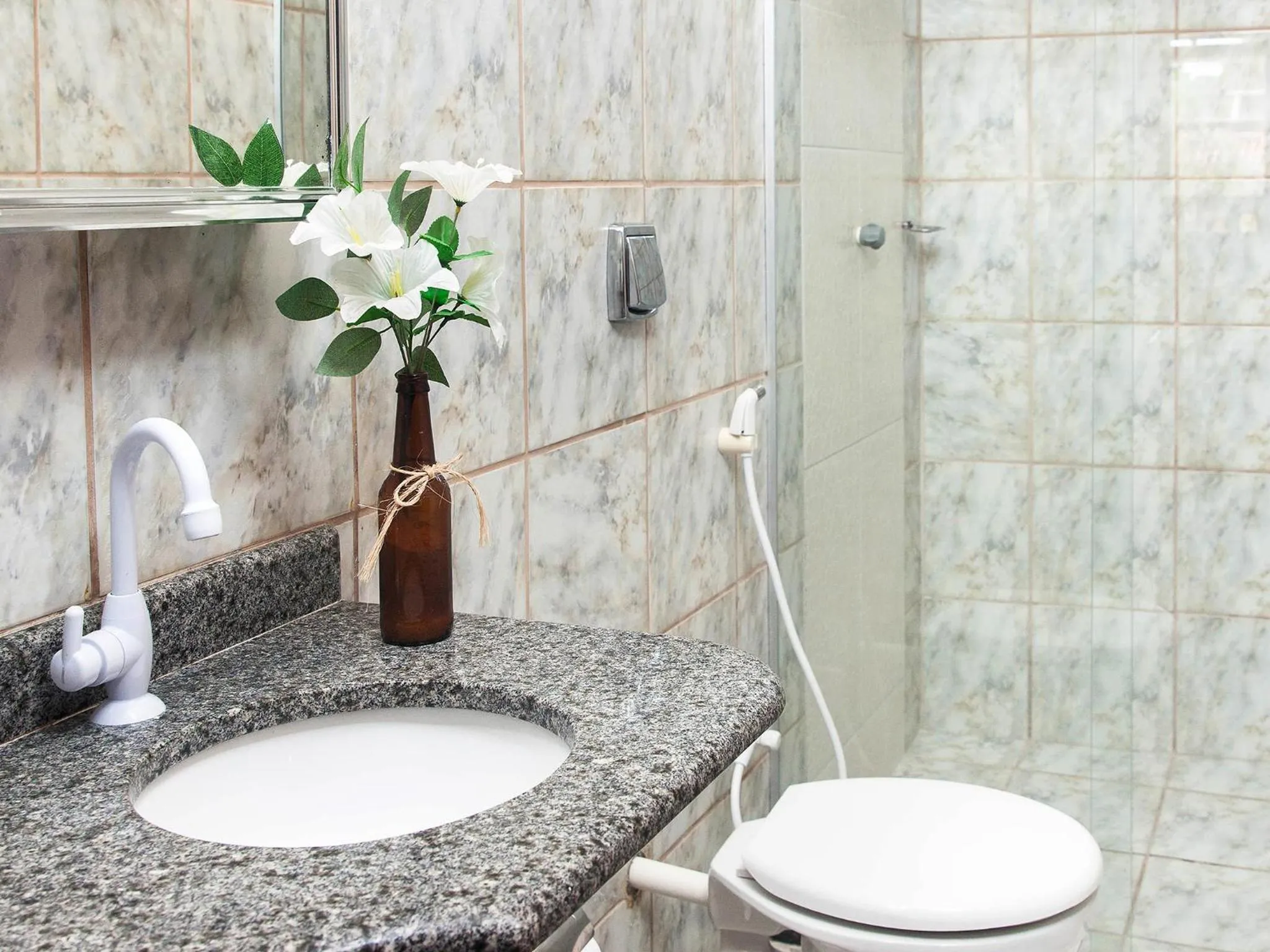 Bathroom in Pousada Recanto do Mucugê