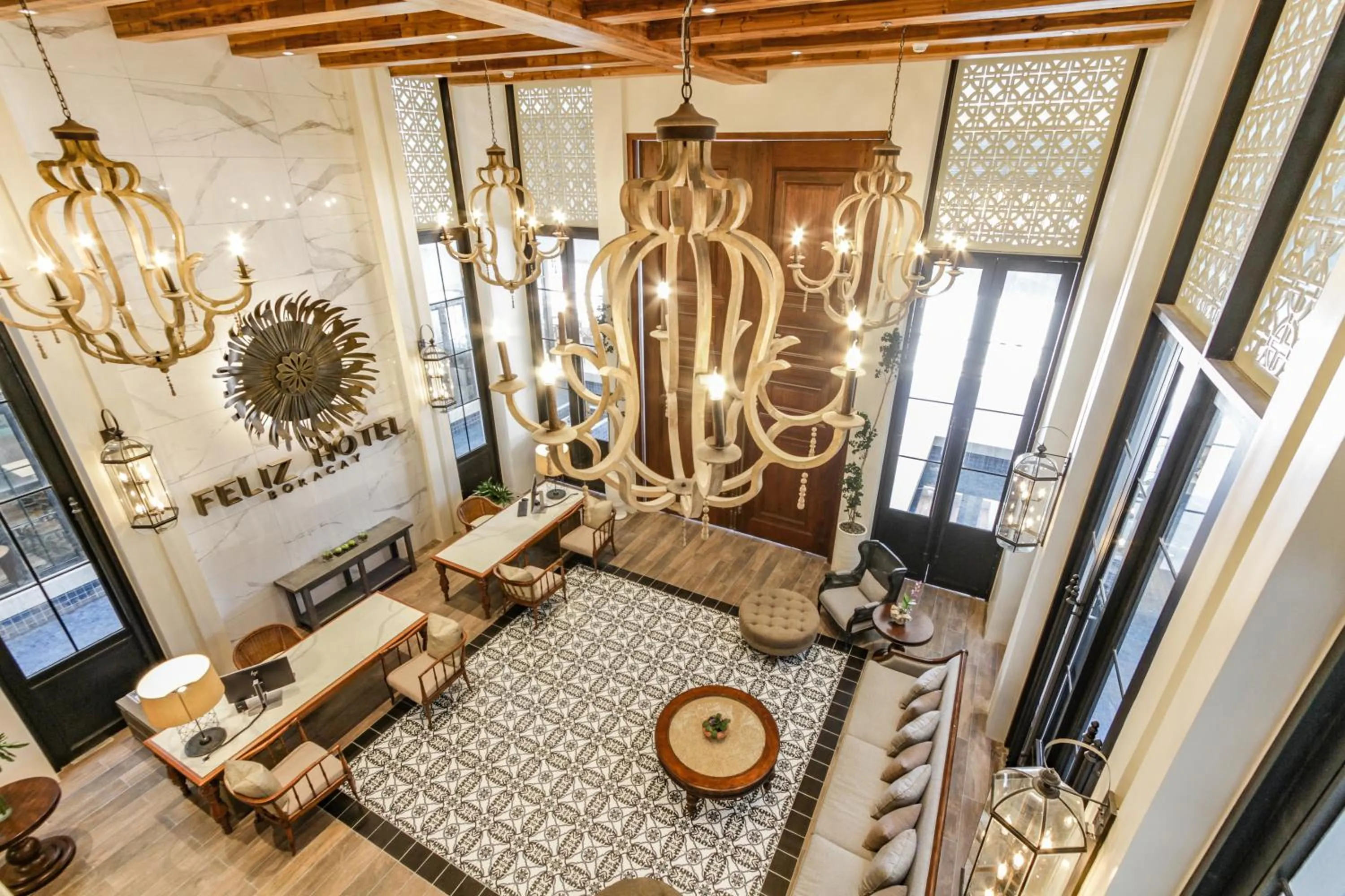 Lobby or reception in Feliz Hotel Boracay