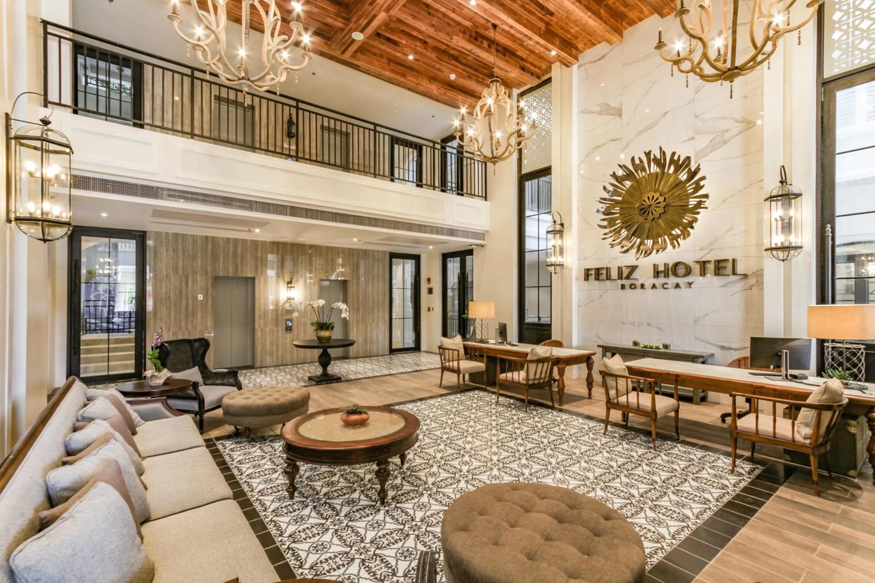 Lobby or reception in Feliz Hotel Boracay