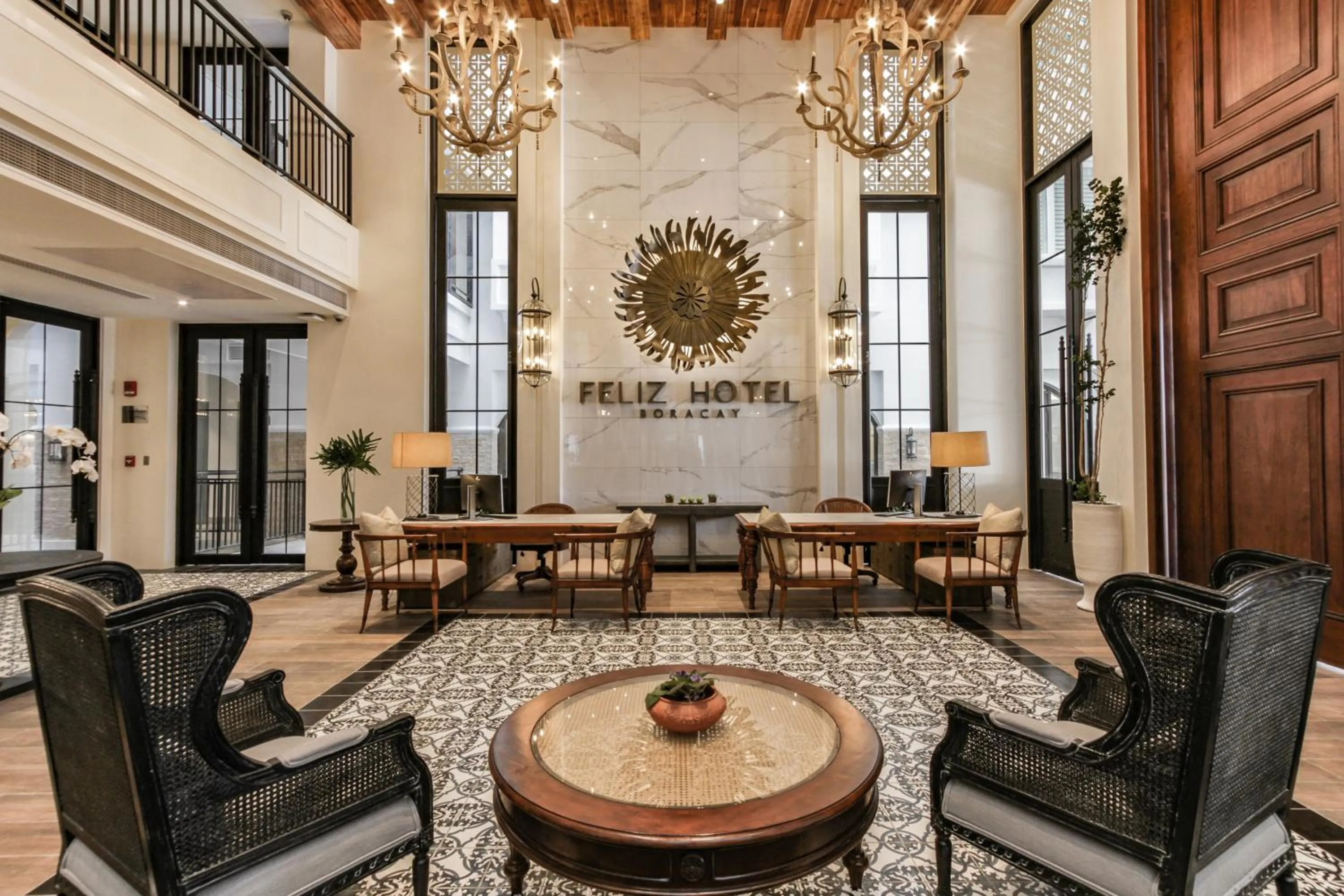 Lobby or reception in Feliz Hotel Boracay