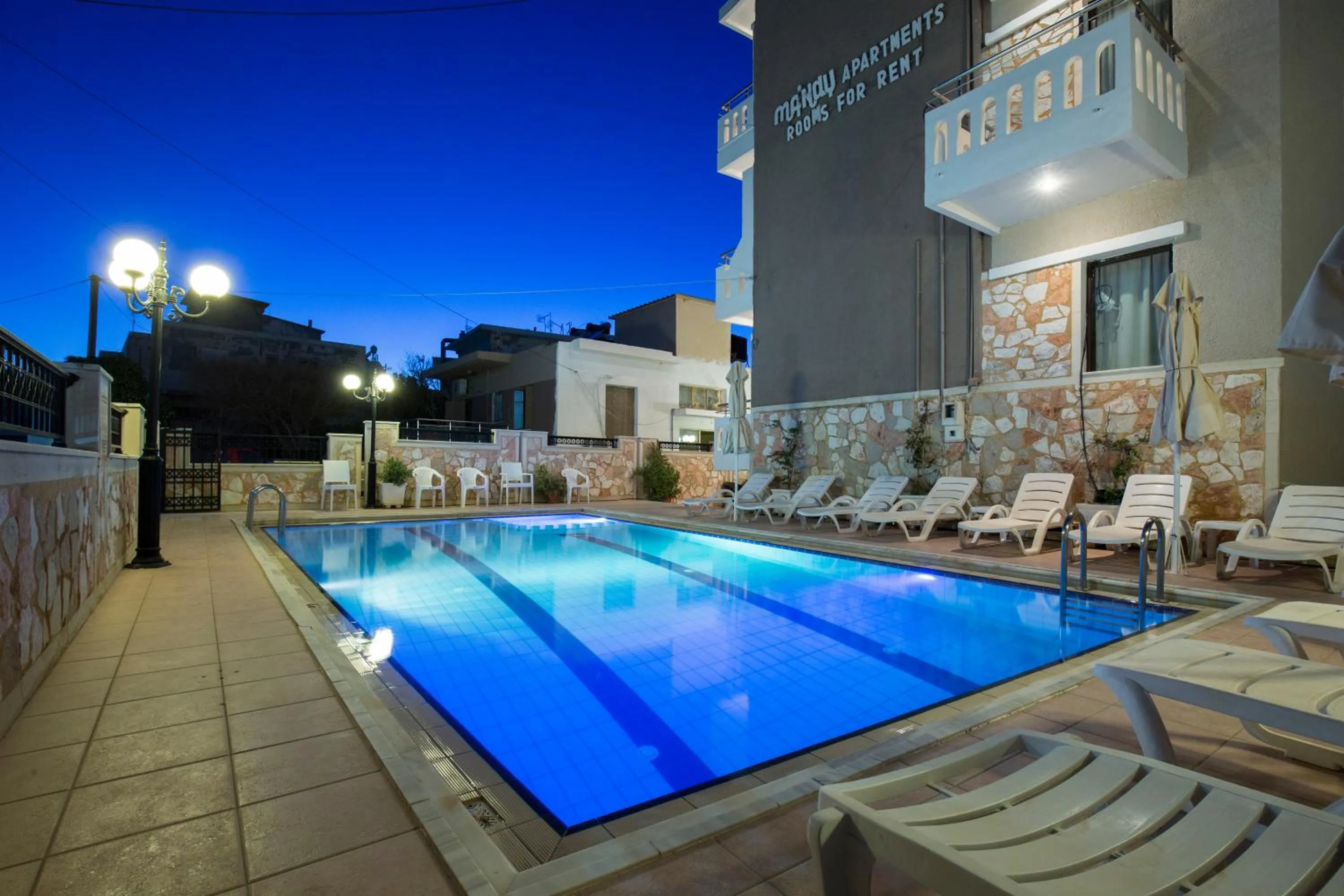 Swimming pool in Mandy Suites