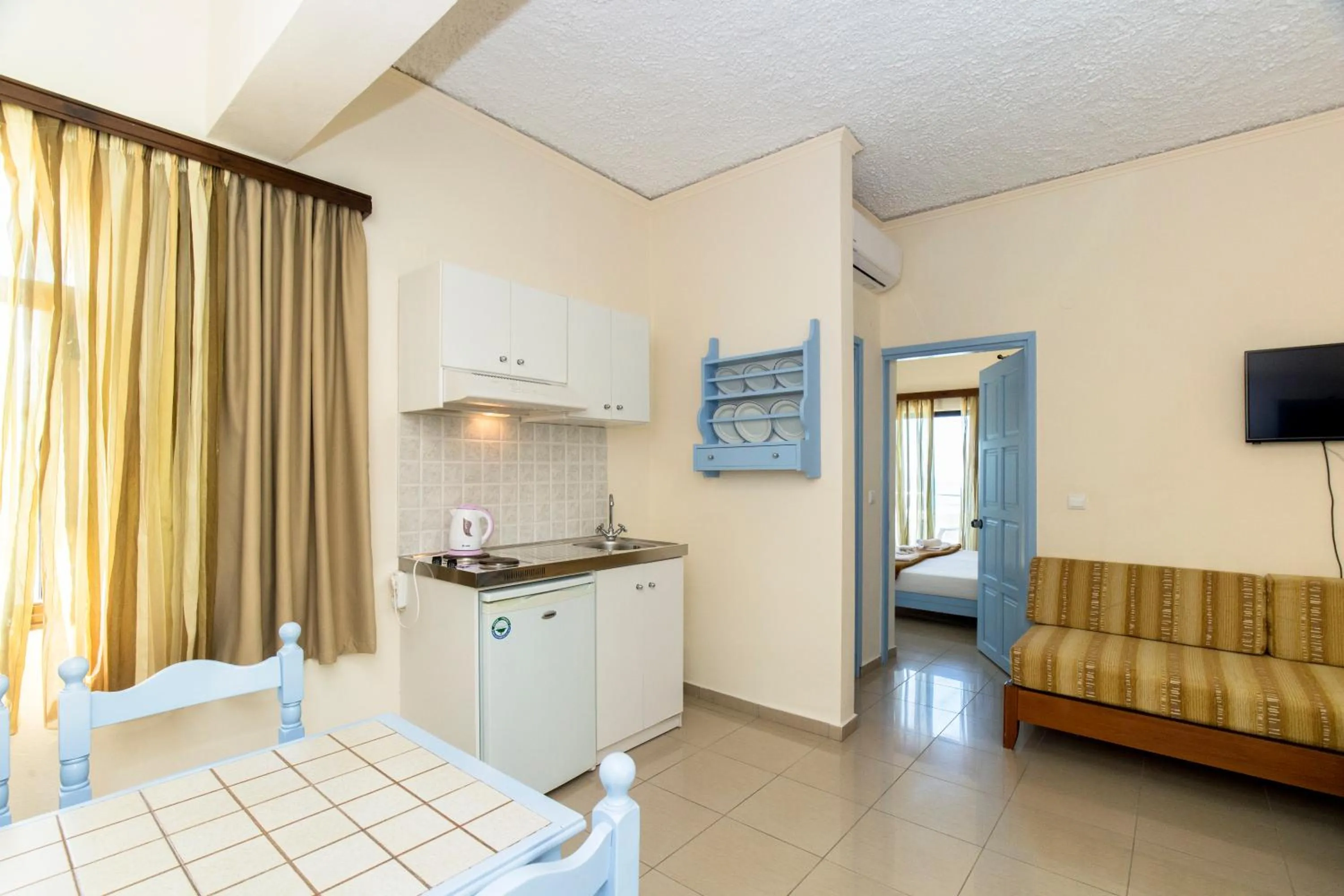 Seating area in Mandy Suites