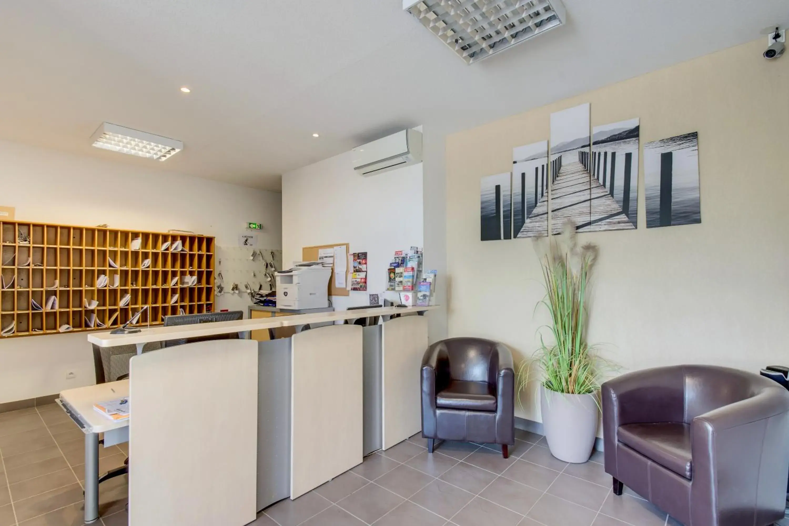 Lobby or reception in Vacancéole - Le Domaine d'Enserune Lobby or reception in Vacancéole - Le Domaine d'Enserune