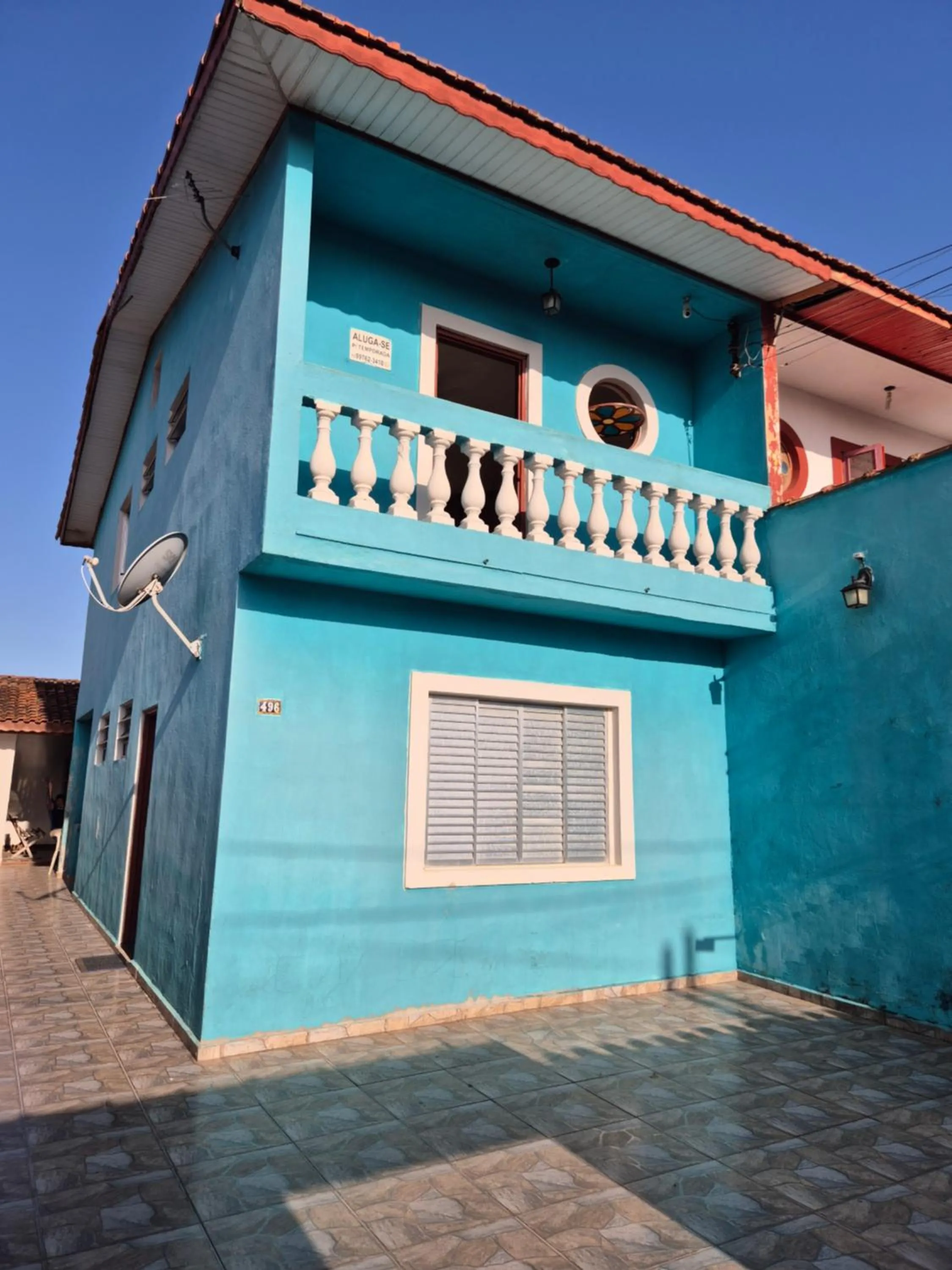 Casa Azul no Centro Ilha Comprida