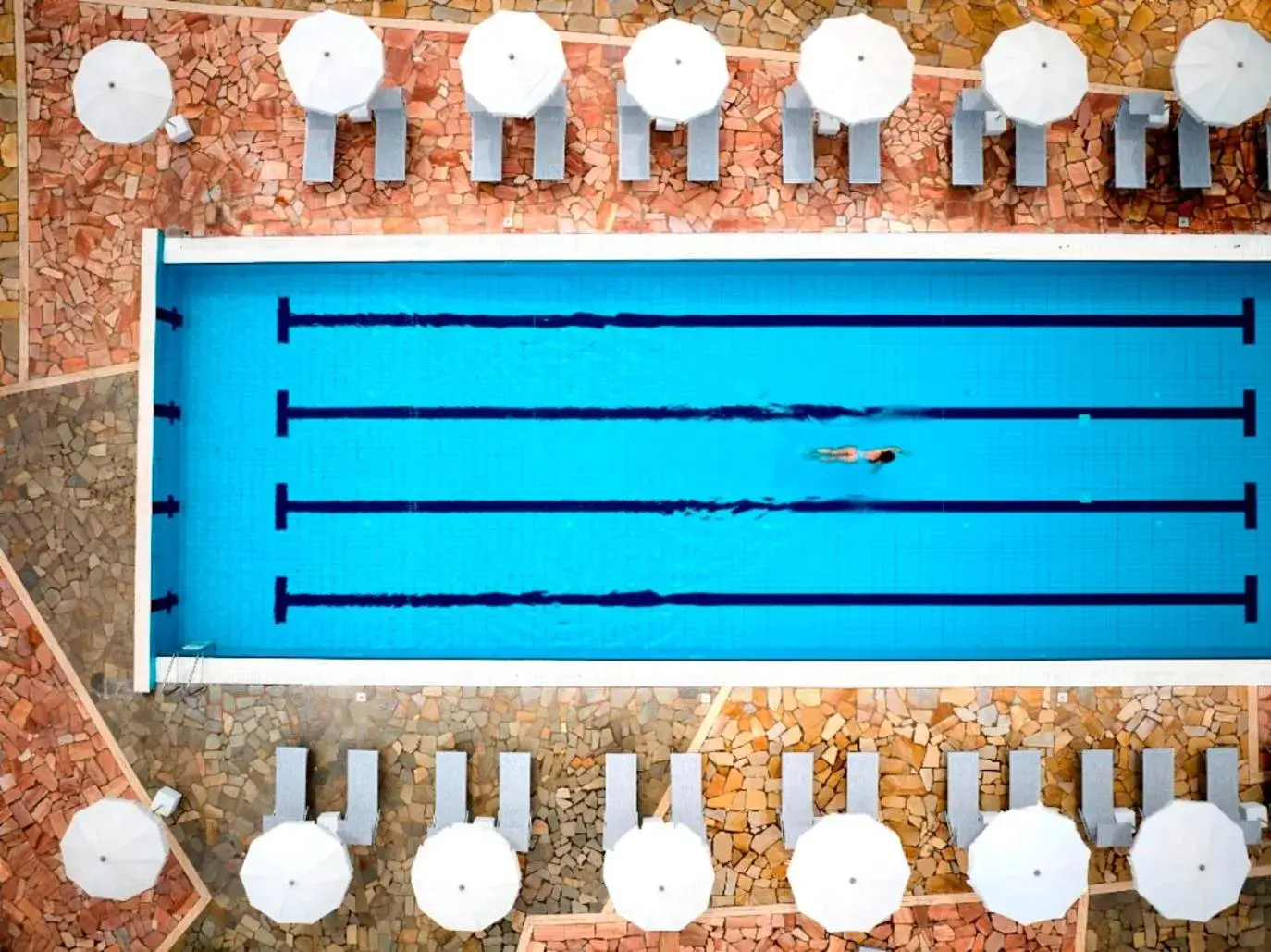 Pool view in Torreserena Resort Pool view in Torreserena Resort