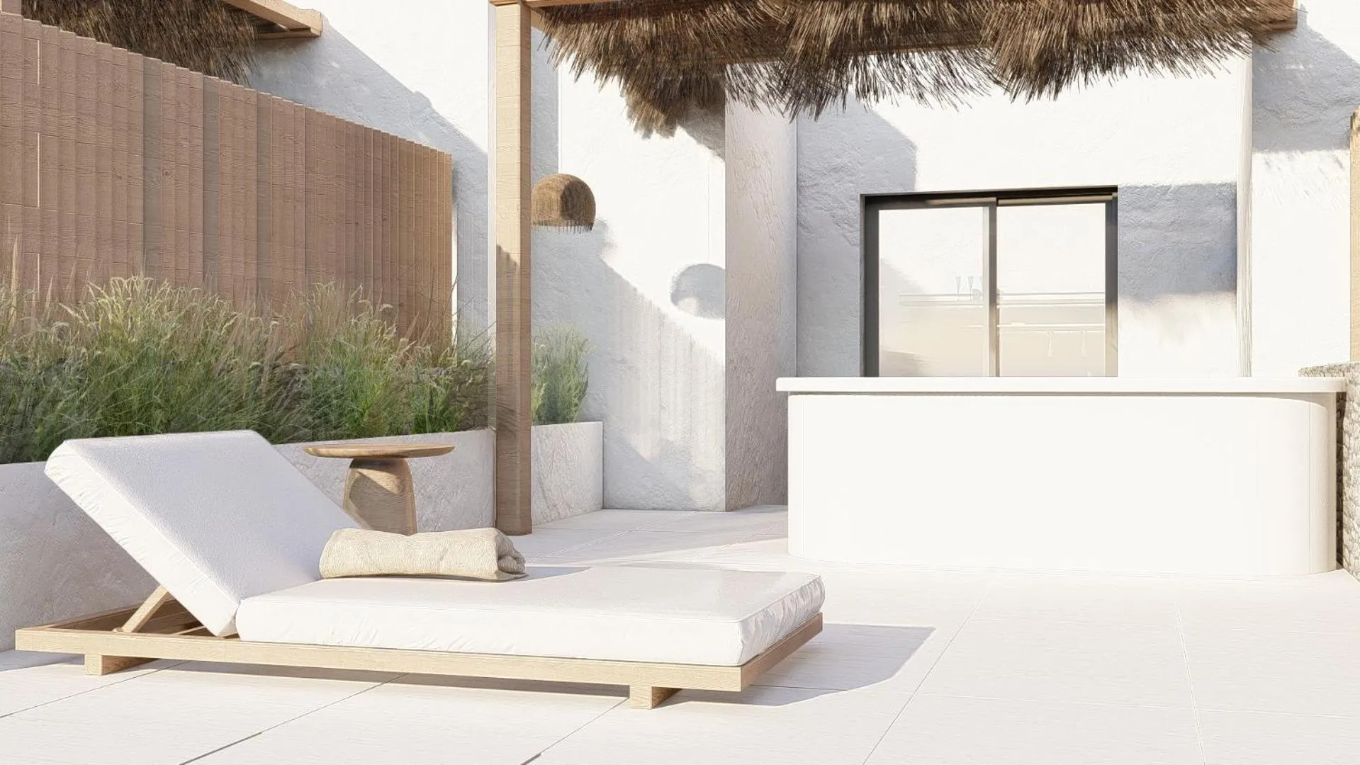 Junior Suite Sea View with Private Hot Jacuzzi in Ftelia Bay Boutique Hotel