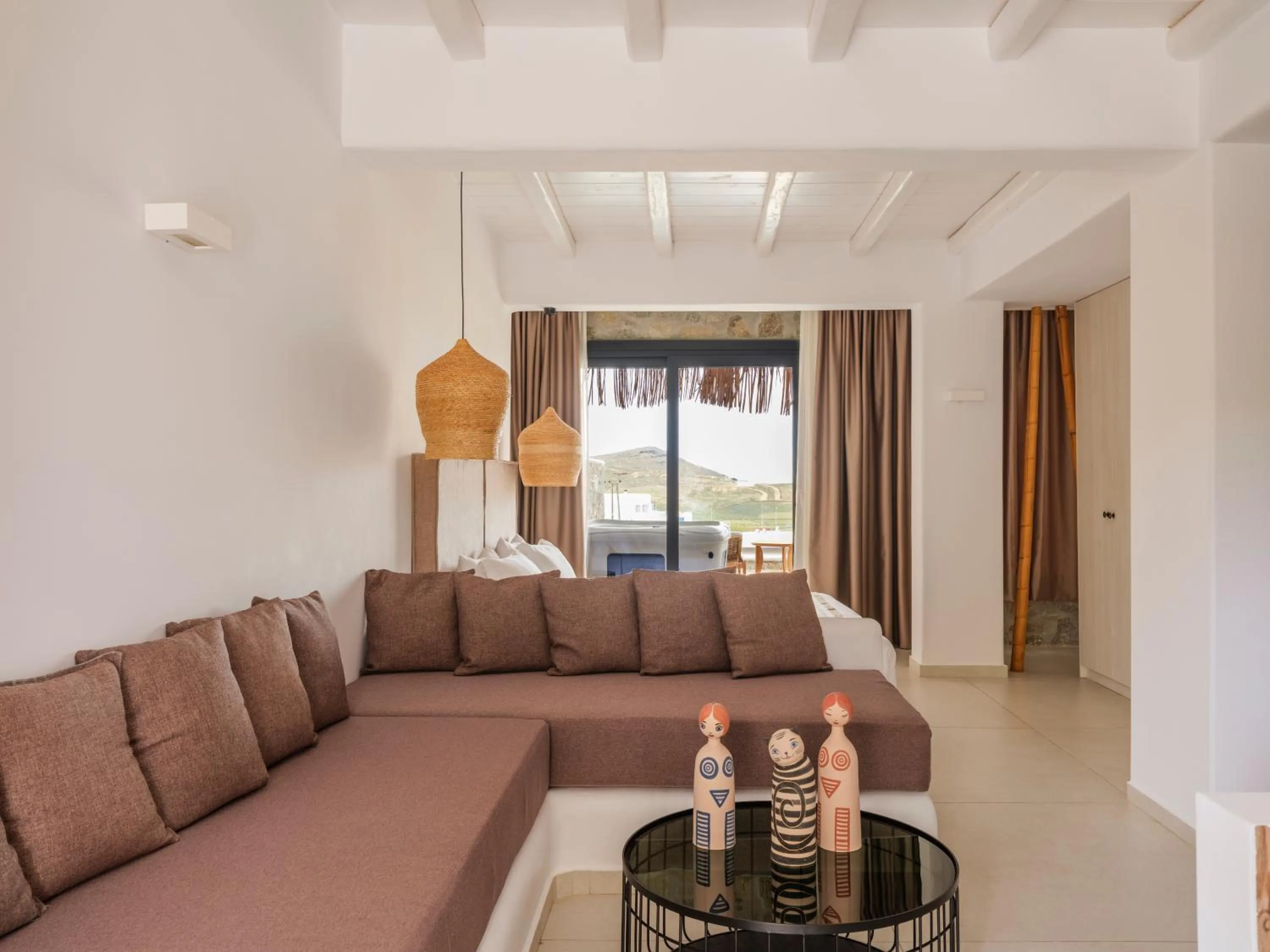 Bedroom in Ftelia Bay Boutique Hotel