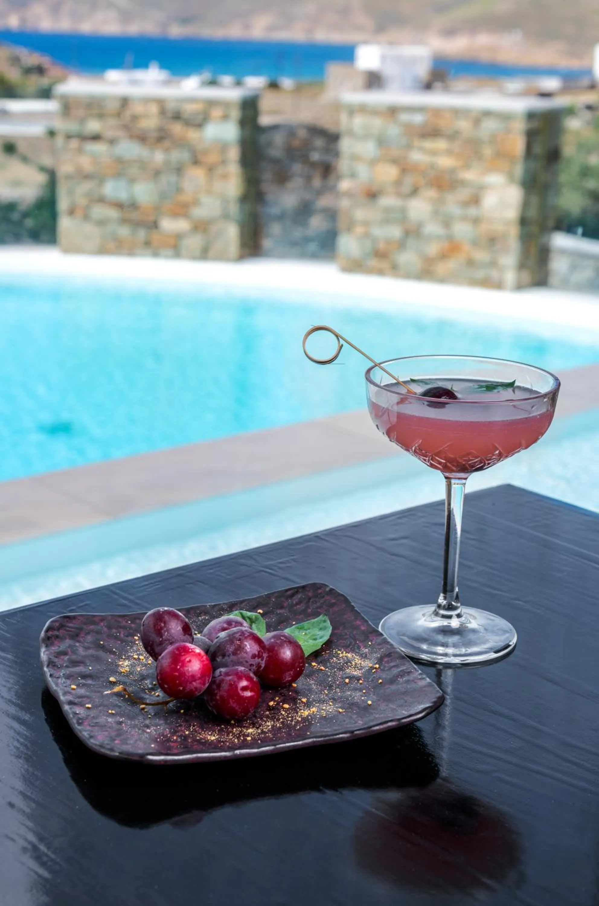 Swimming pool in Ftelia Bay Boutique Hotel
