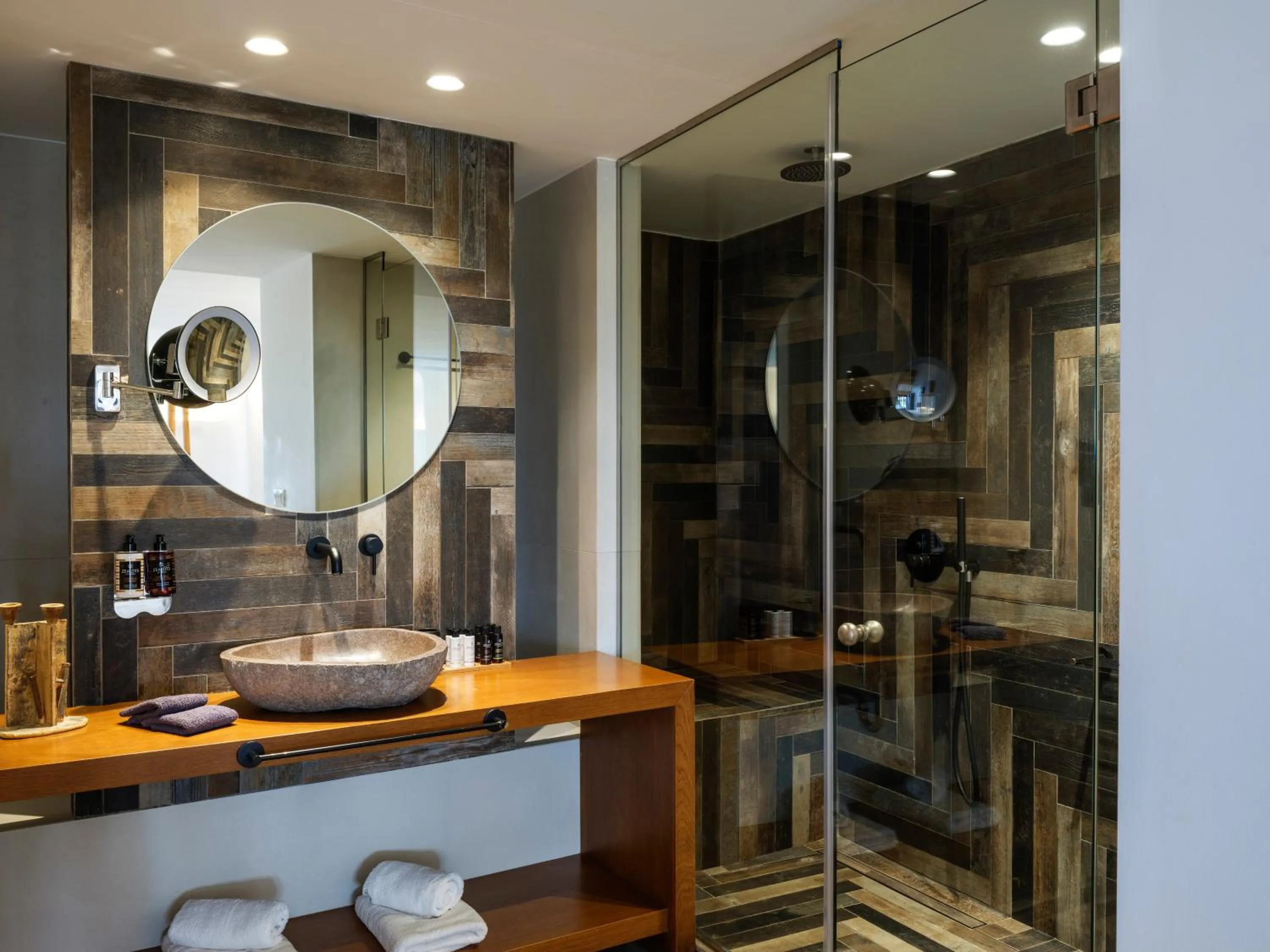 Bathroom in Ftelia Bay Boutique Hotel